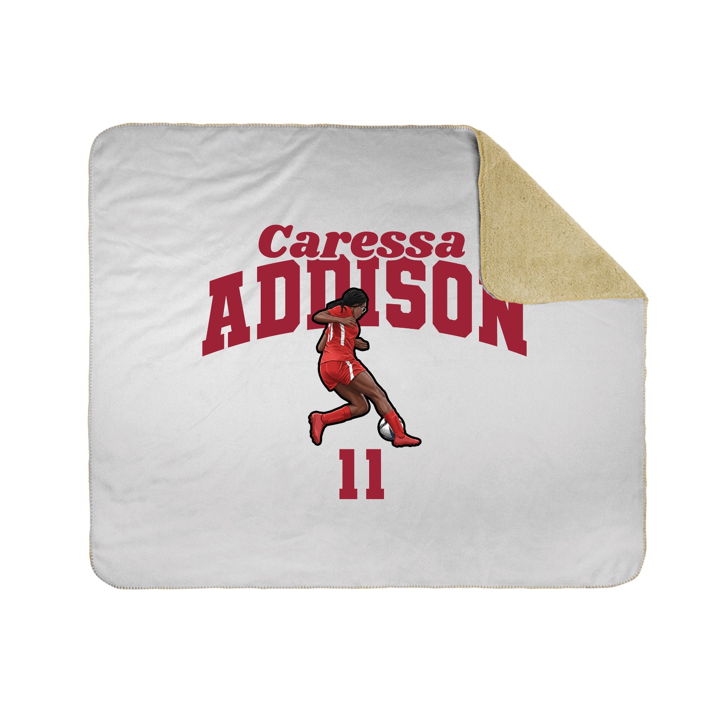 Throw Blanket — Signature Arch in White
