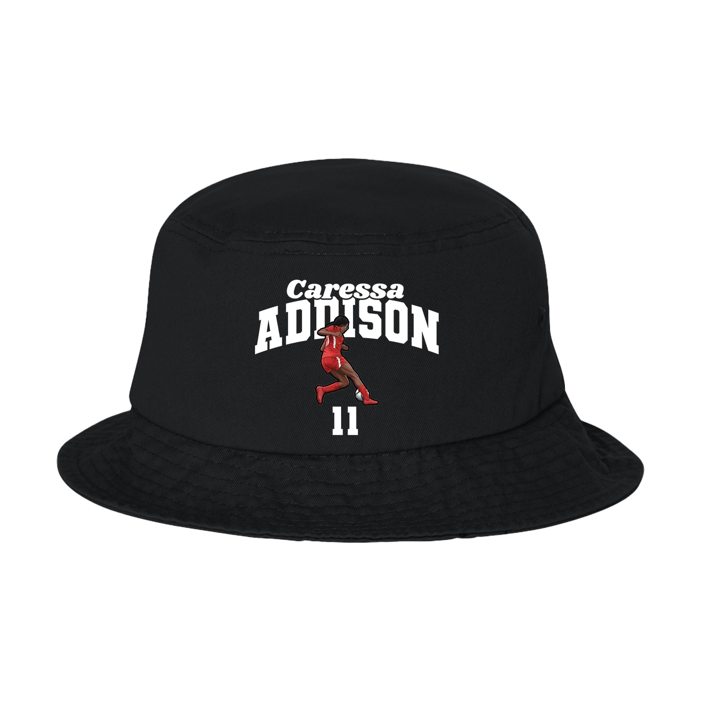Bucket Cap — Signature Arch in Black