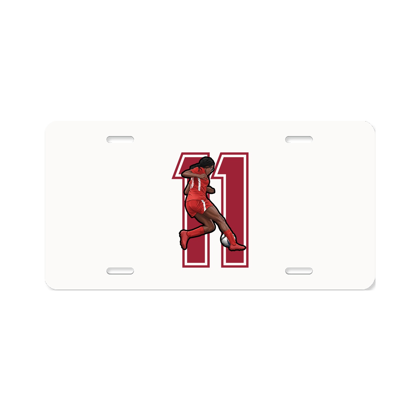 License Plate — Number in Classic