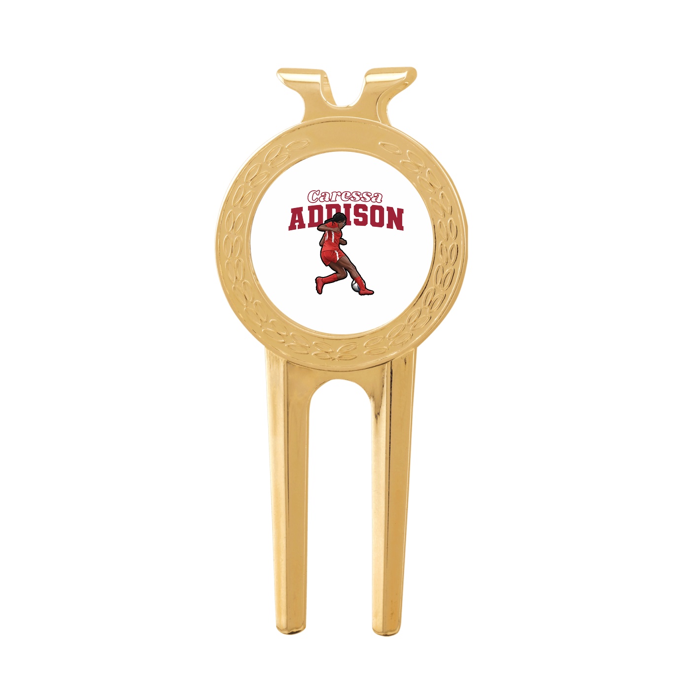Divot Tool with Ball Marker — Name Arch in Classic