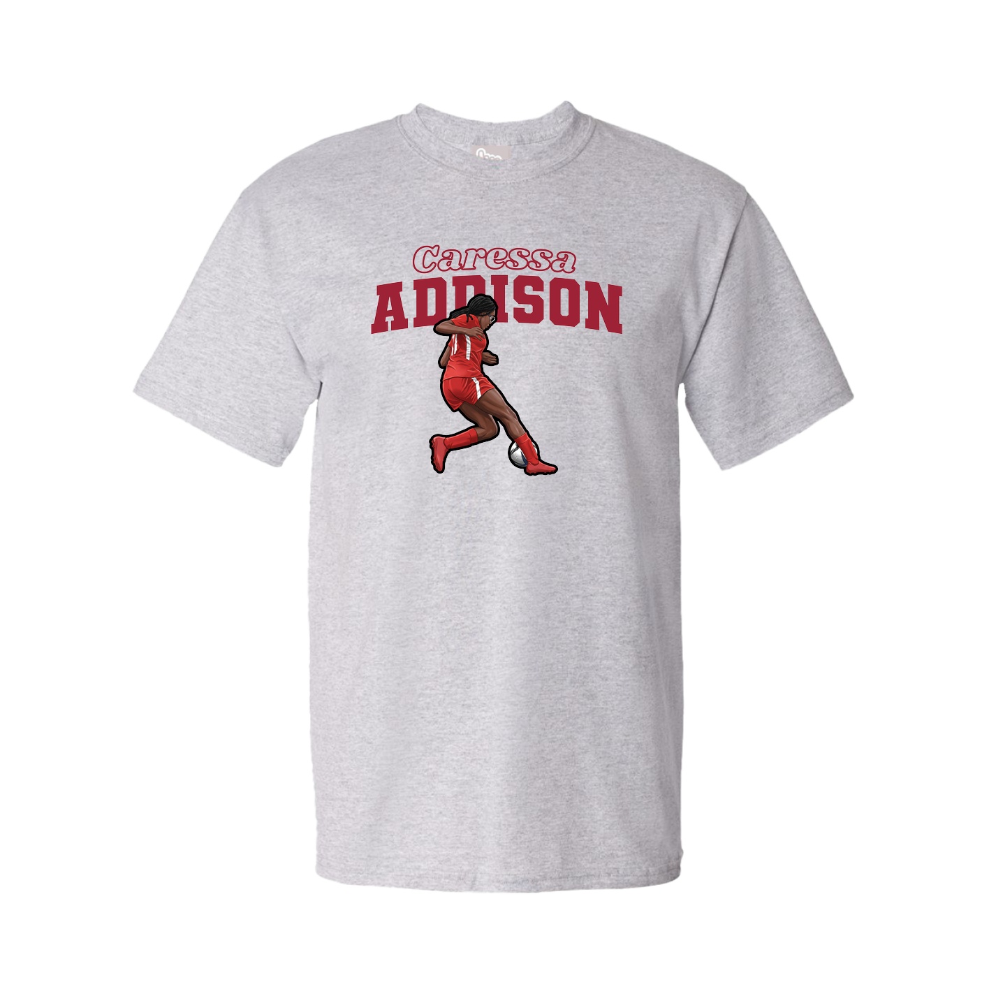 Tee — Name Arch in Grey