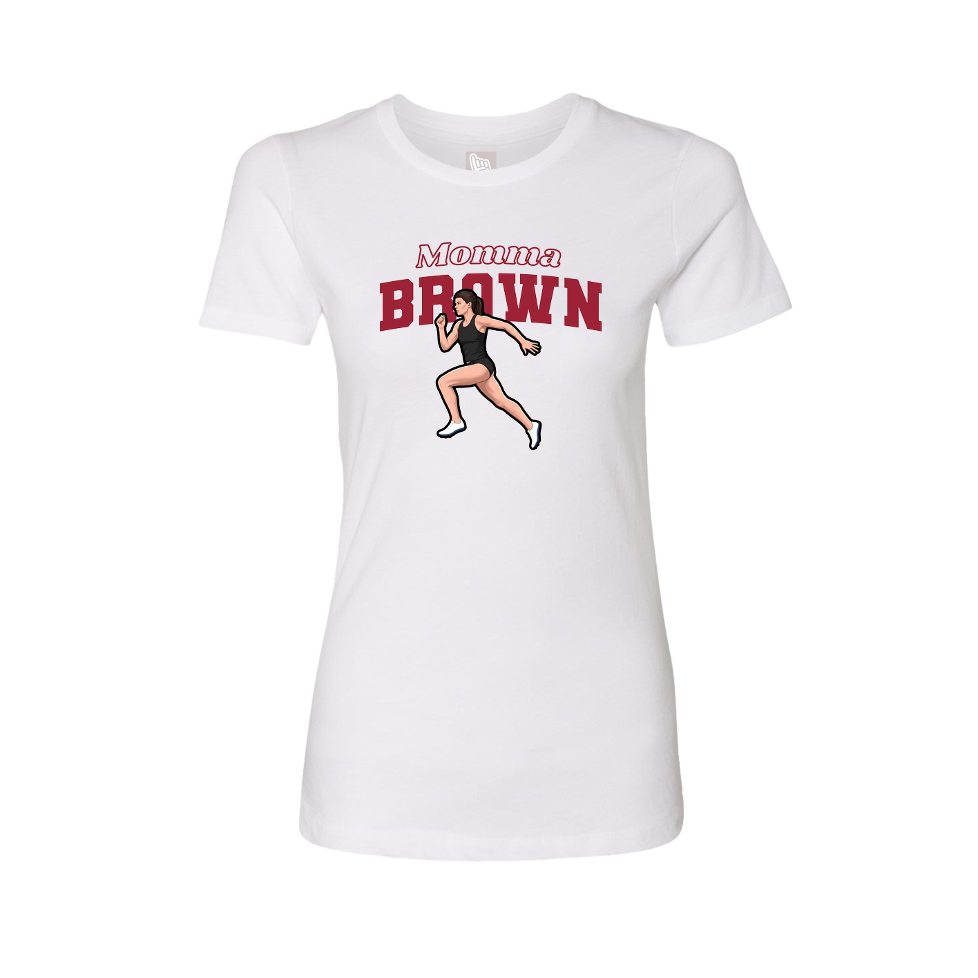 Womens Tee — Mothers Day Block in White