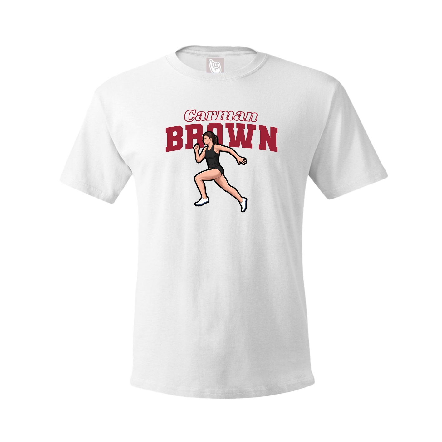 Tee — Name Arch in White