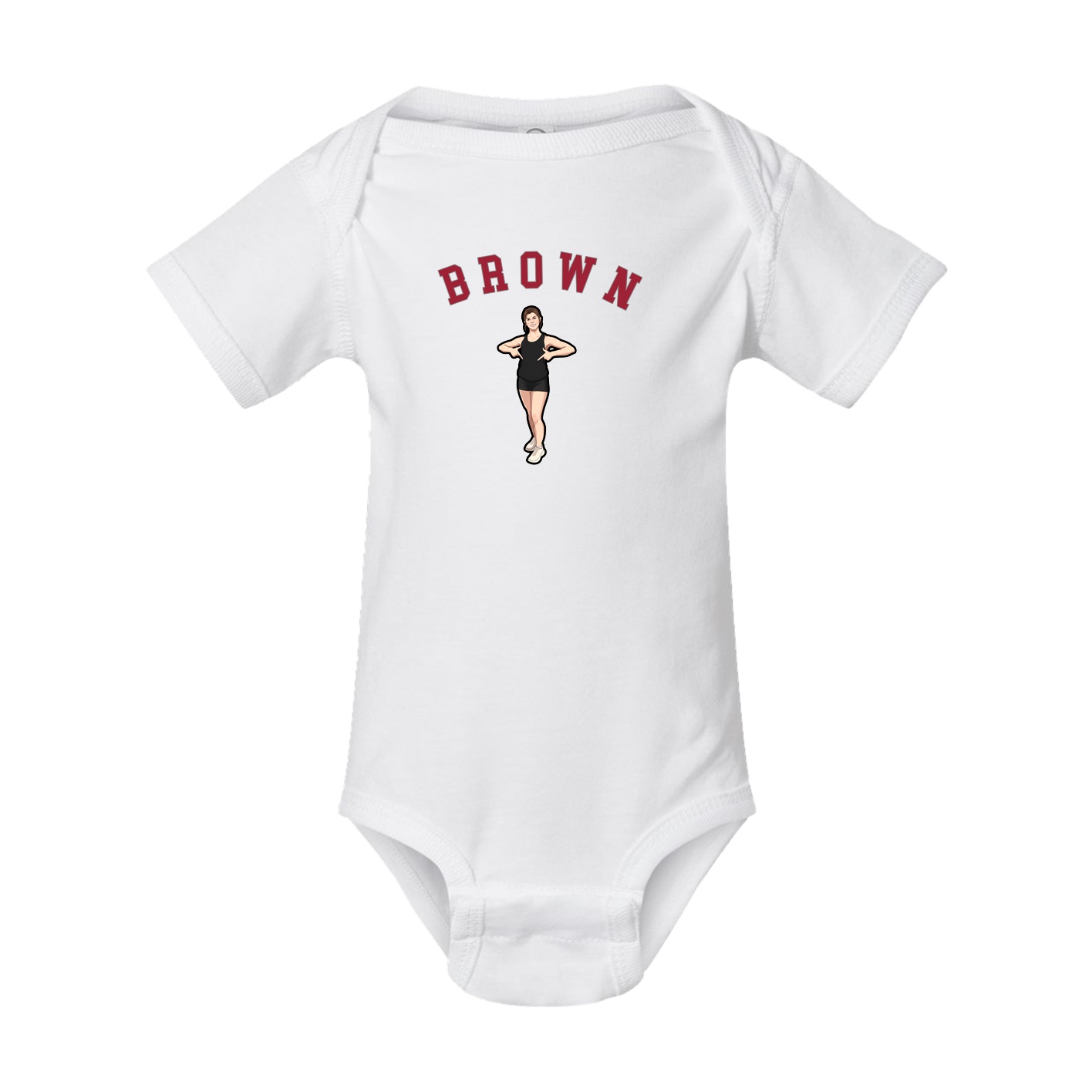 Baby Onesie — Shirsey Arch in White