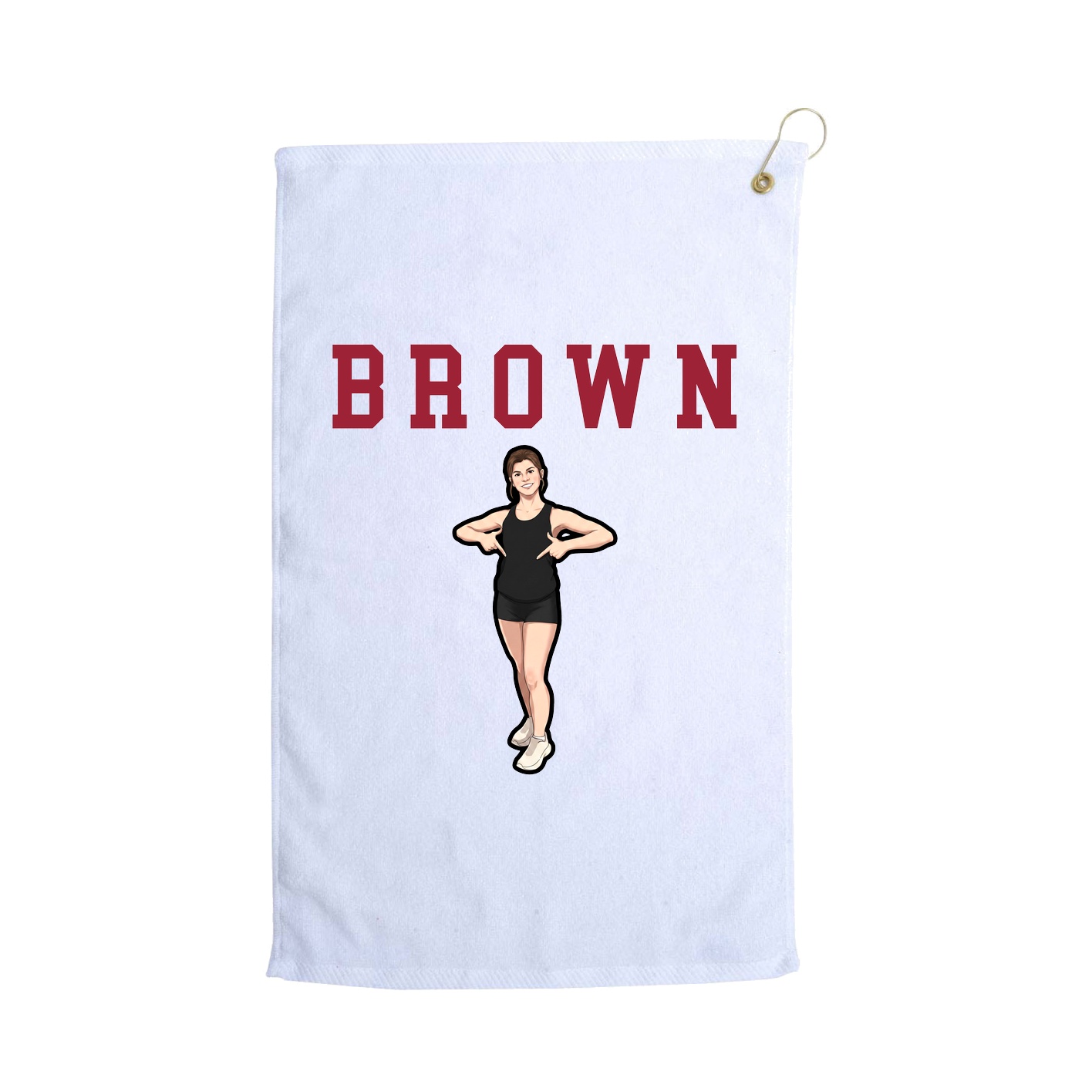 Golf Towel — Shirsey in White