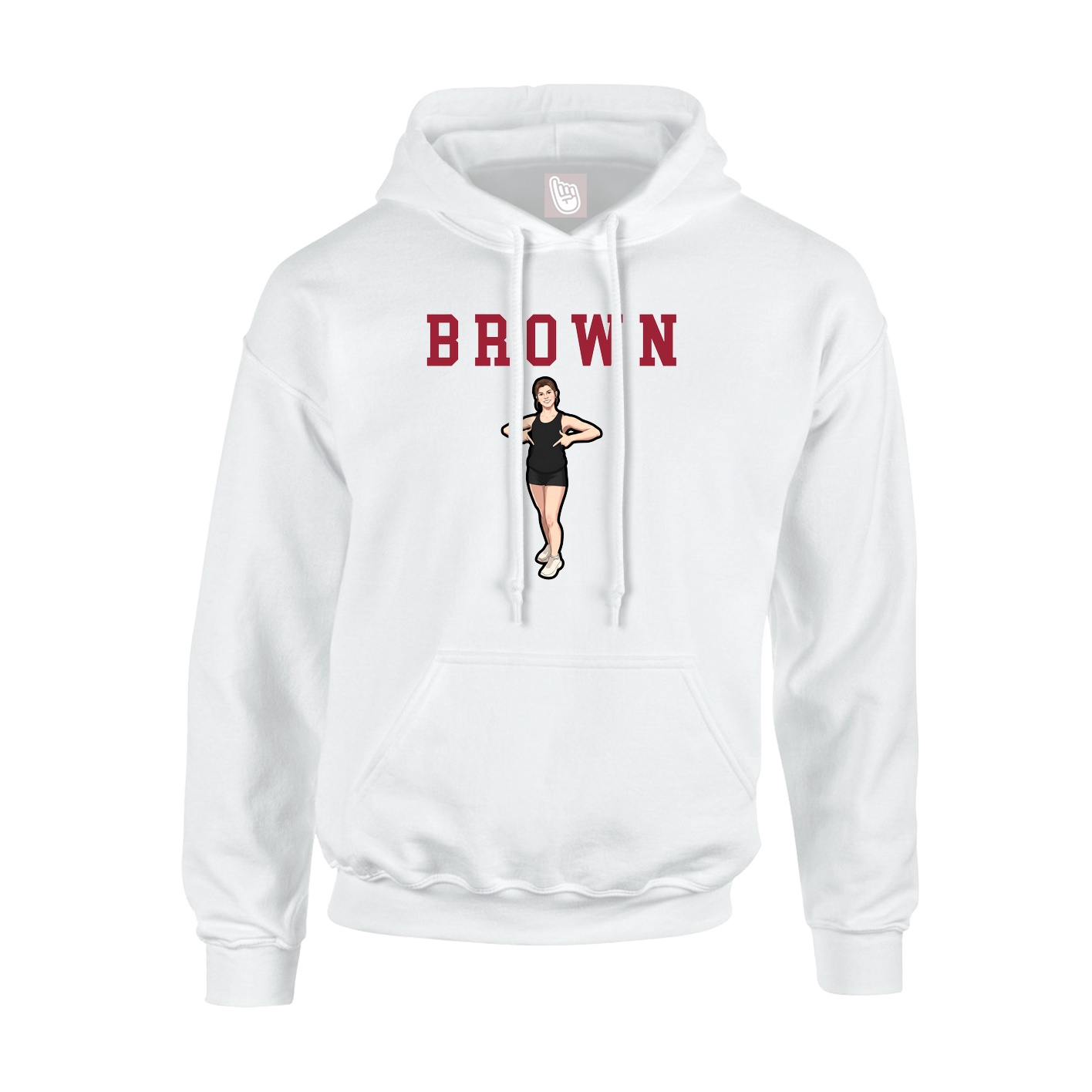 Hoodie — Shirsey in White