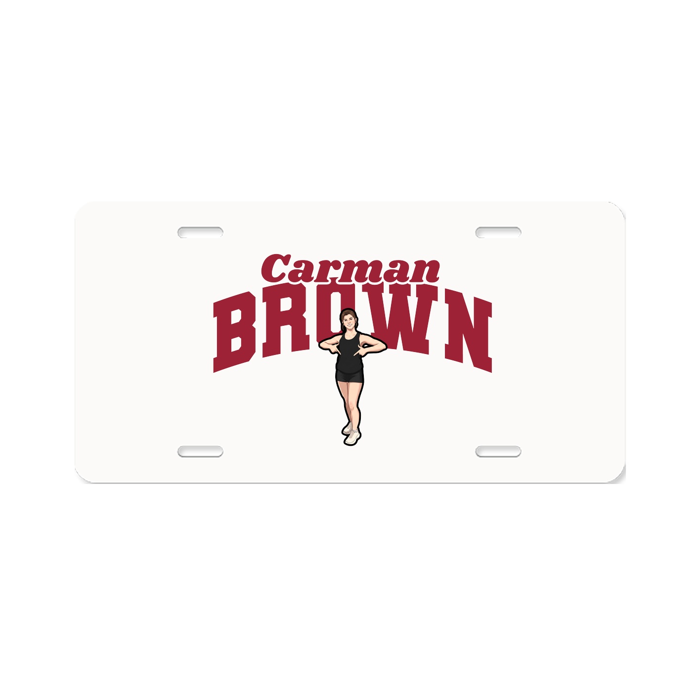 License Plate — Signature Arch in Classic