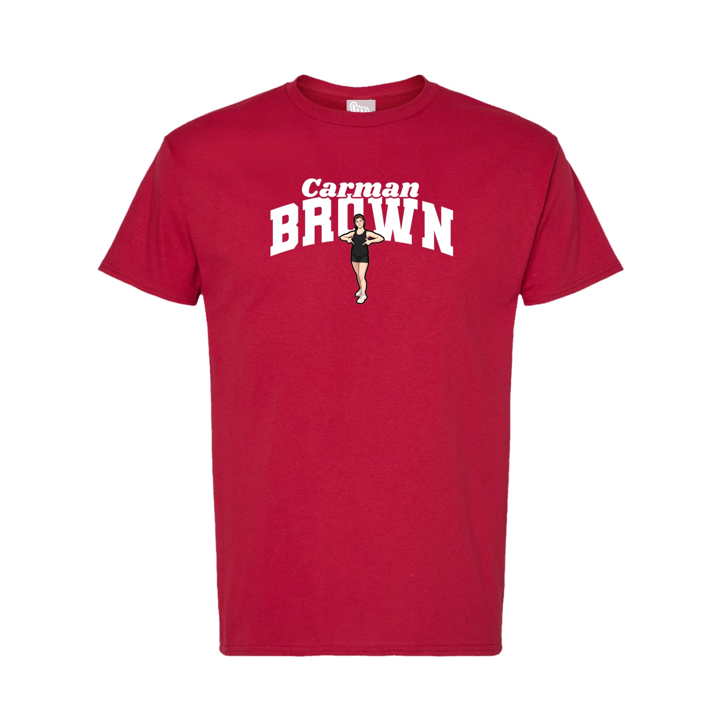 Tee — Signature Arch in Crimson
