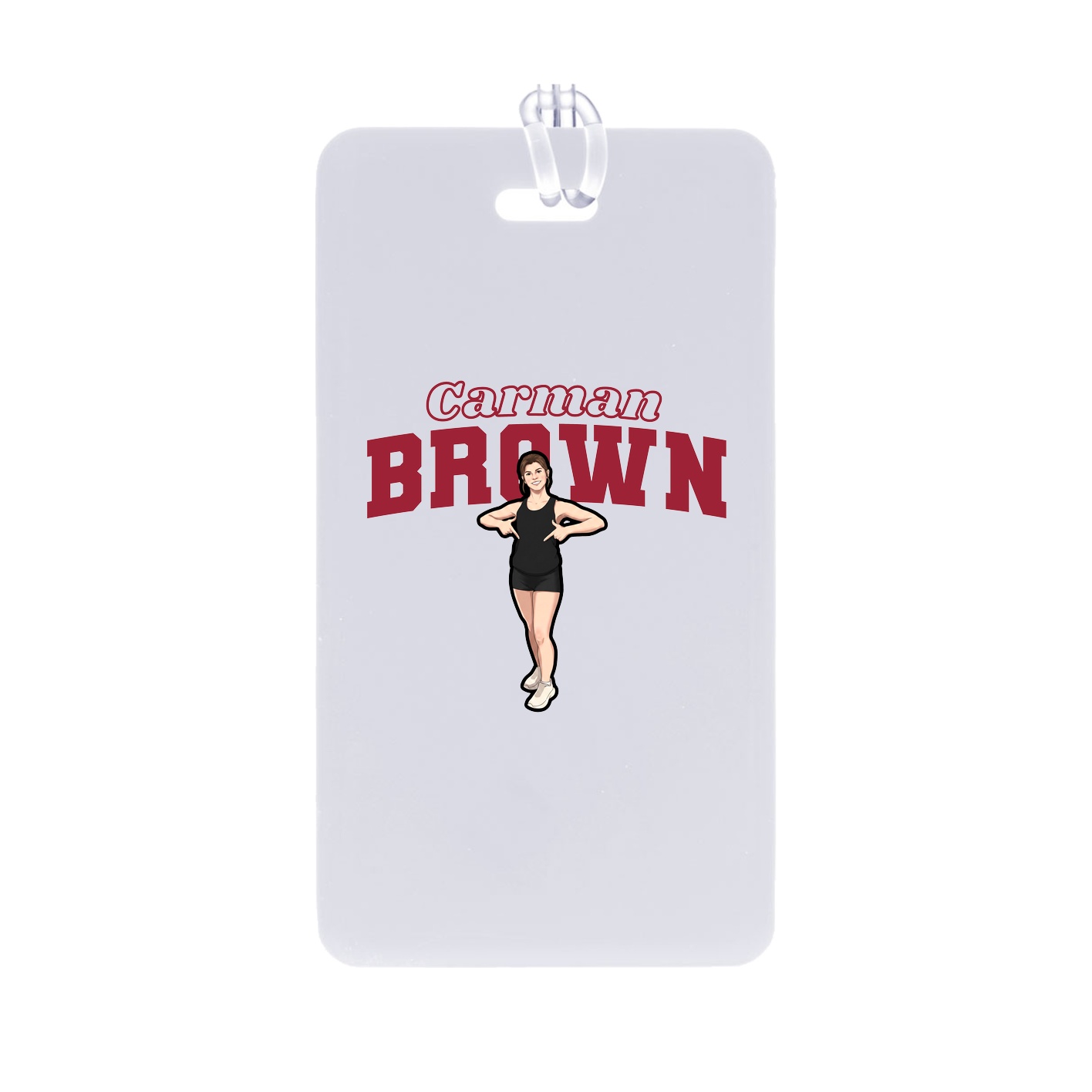Bag Tag — Name Arch in Classic