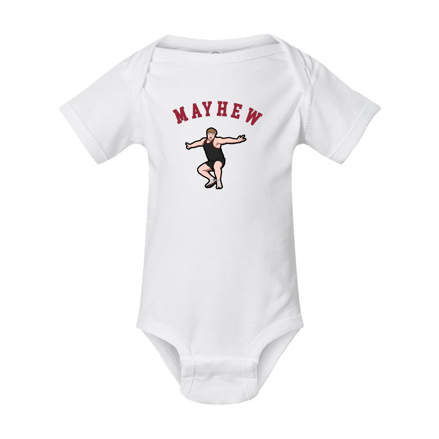 Baby Onesie — Shirsey Arch in White