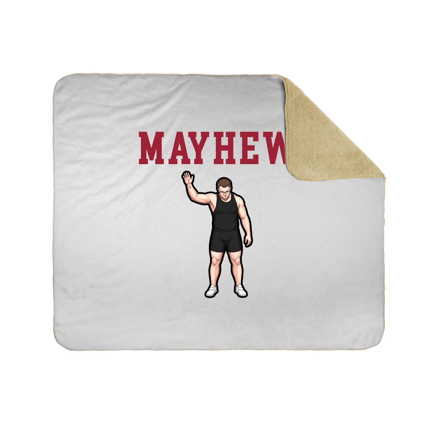 Throw Blanket — Shirsey in White