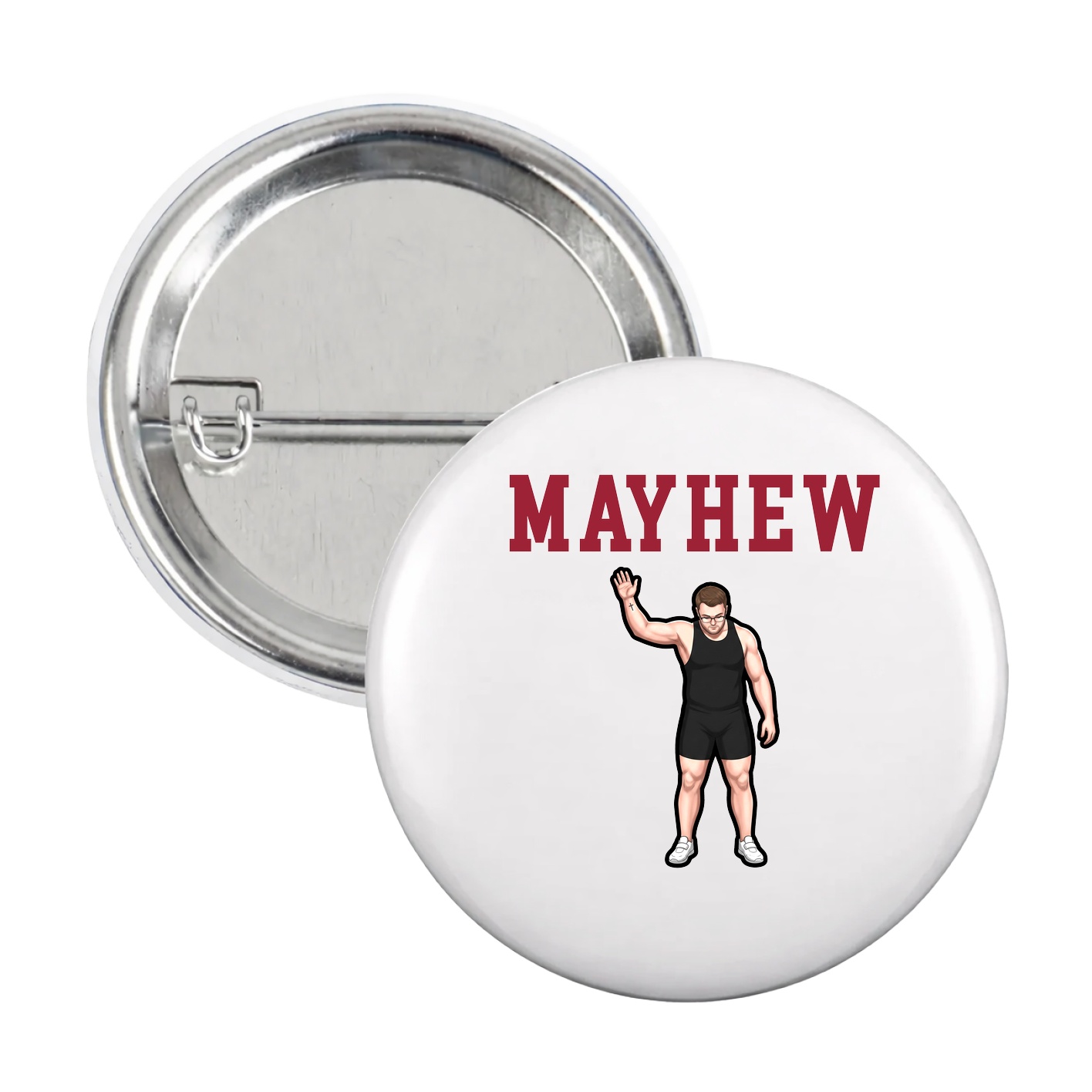 Game Day Button — Shirsey in White