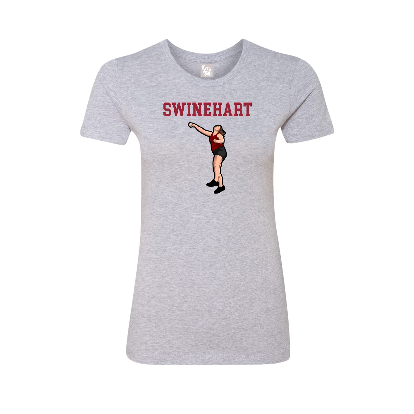 Fitted Women's Tee — Shirsey in Grey