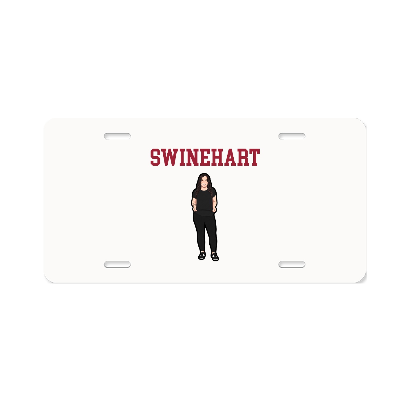 License Plate — Shirsey in Classic