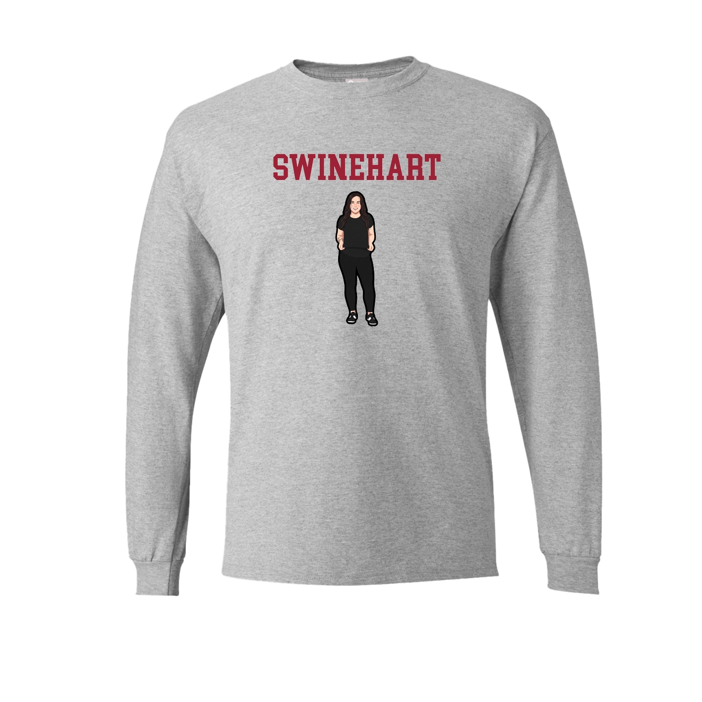 Long Sleeve Tee — Shirsey in Grey