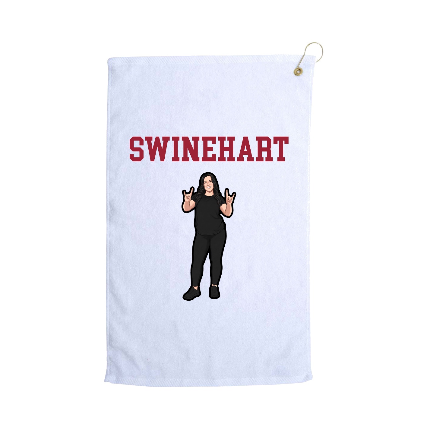 Golf Towel — Shirsey in White