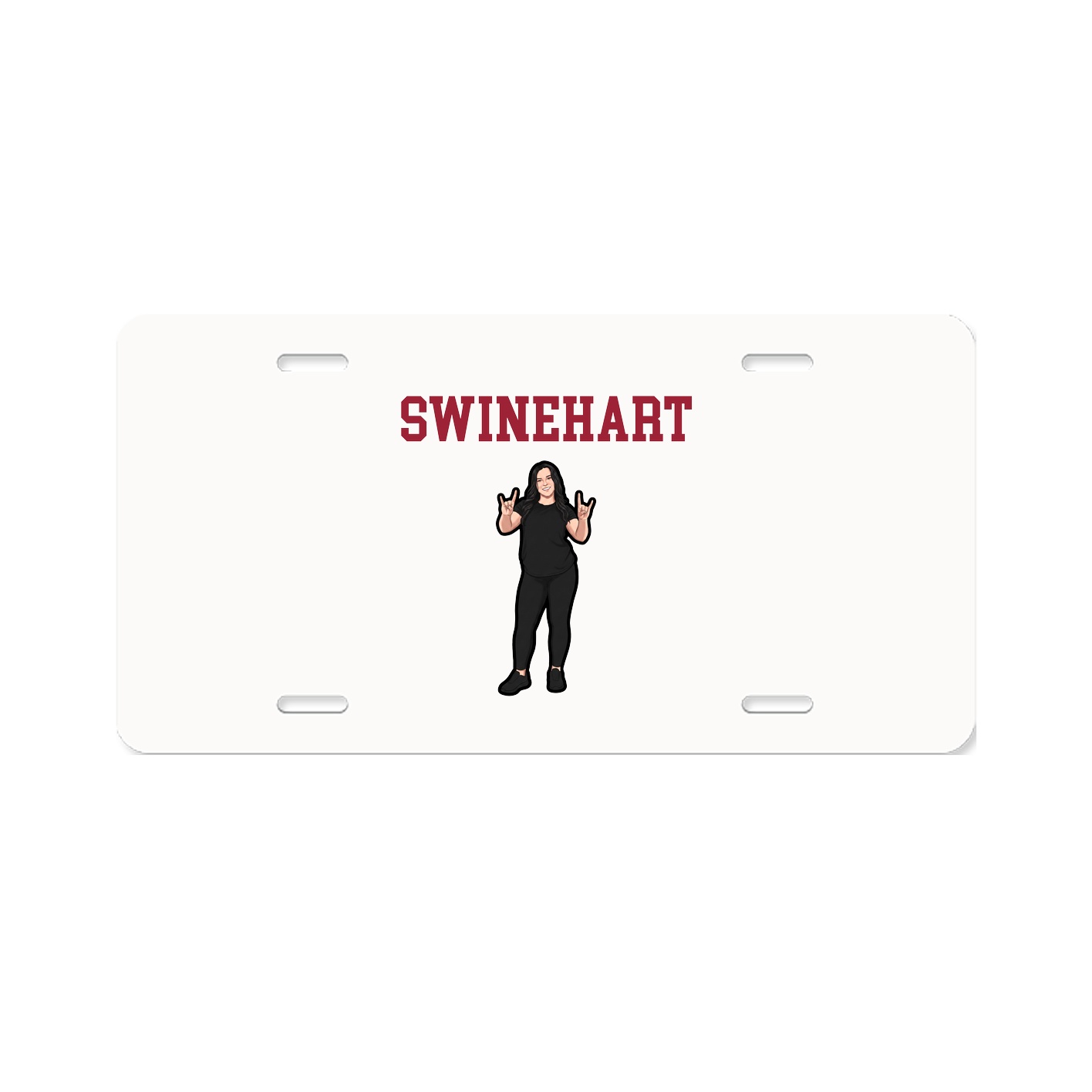 License Plate — Shirsey in Classic