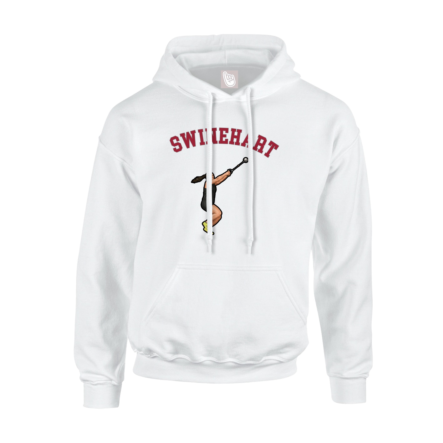 Hoodie — Shirsey Arch in White
