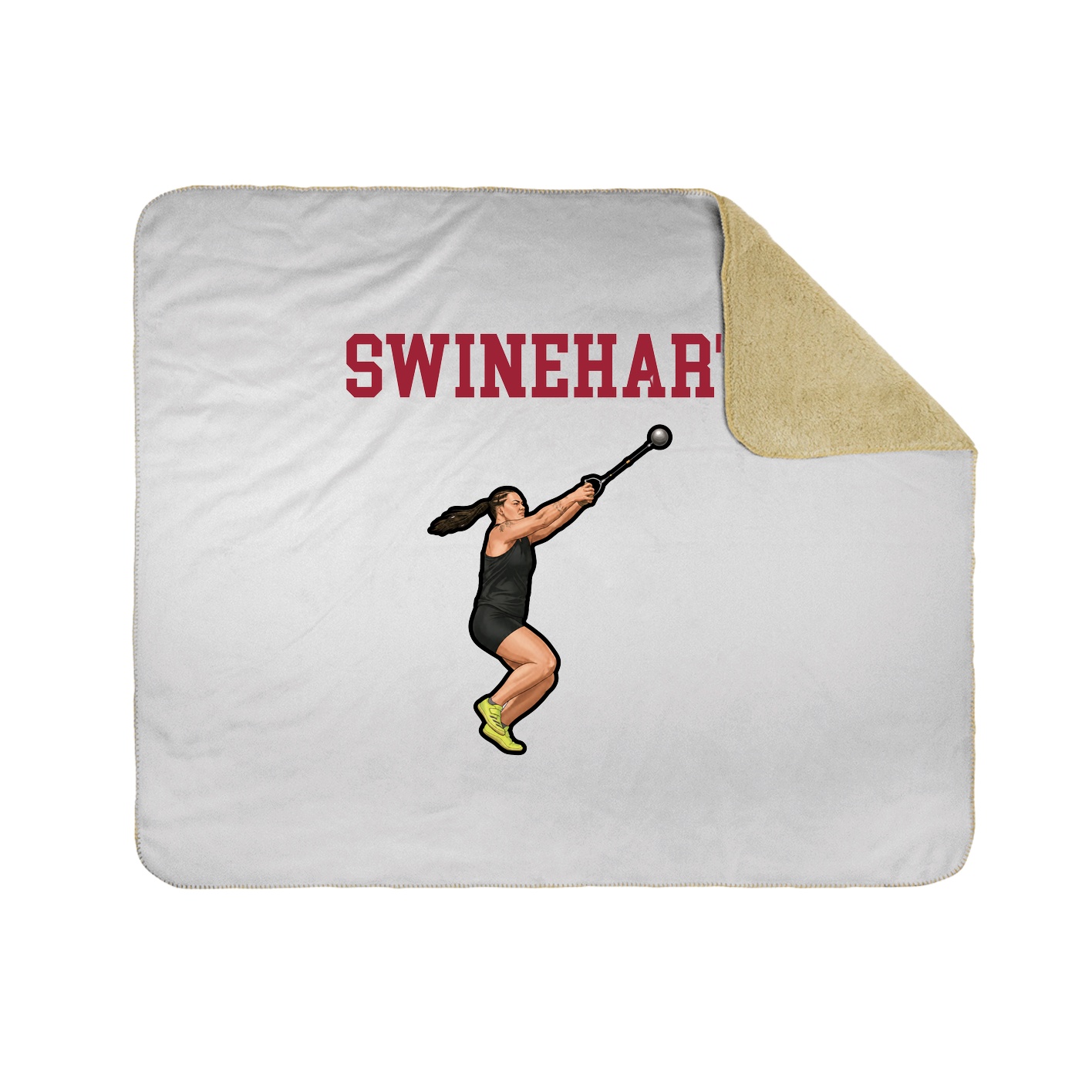Throw Blanket — Shirsey in White