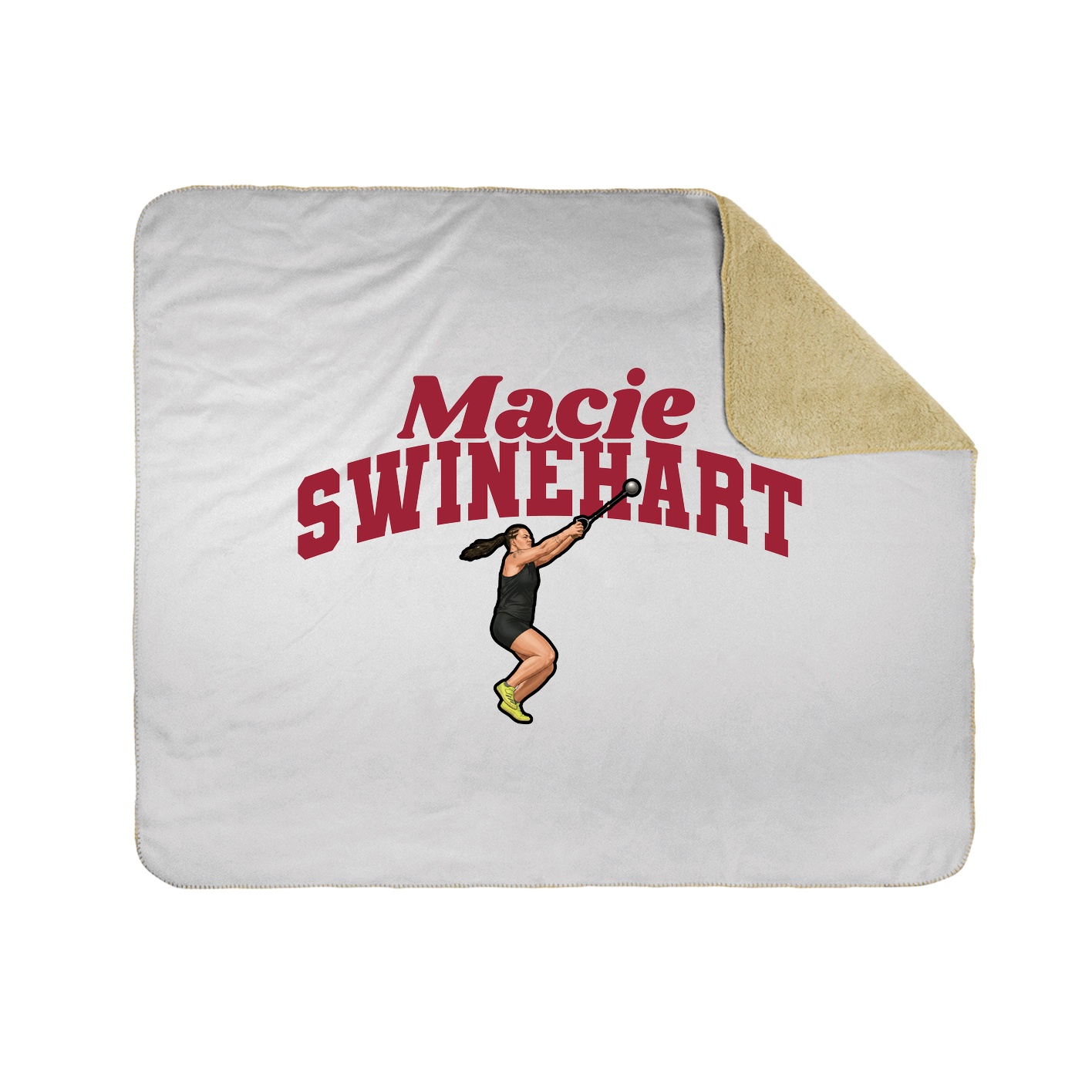 Throw Blanket — Signature Arch in White