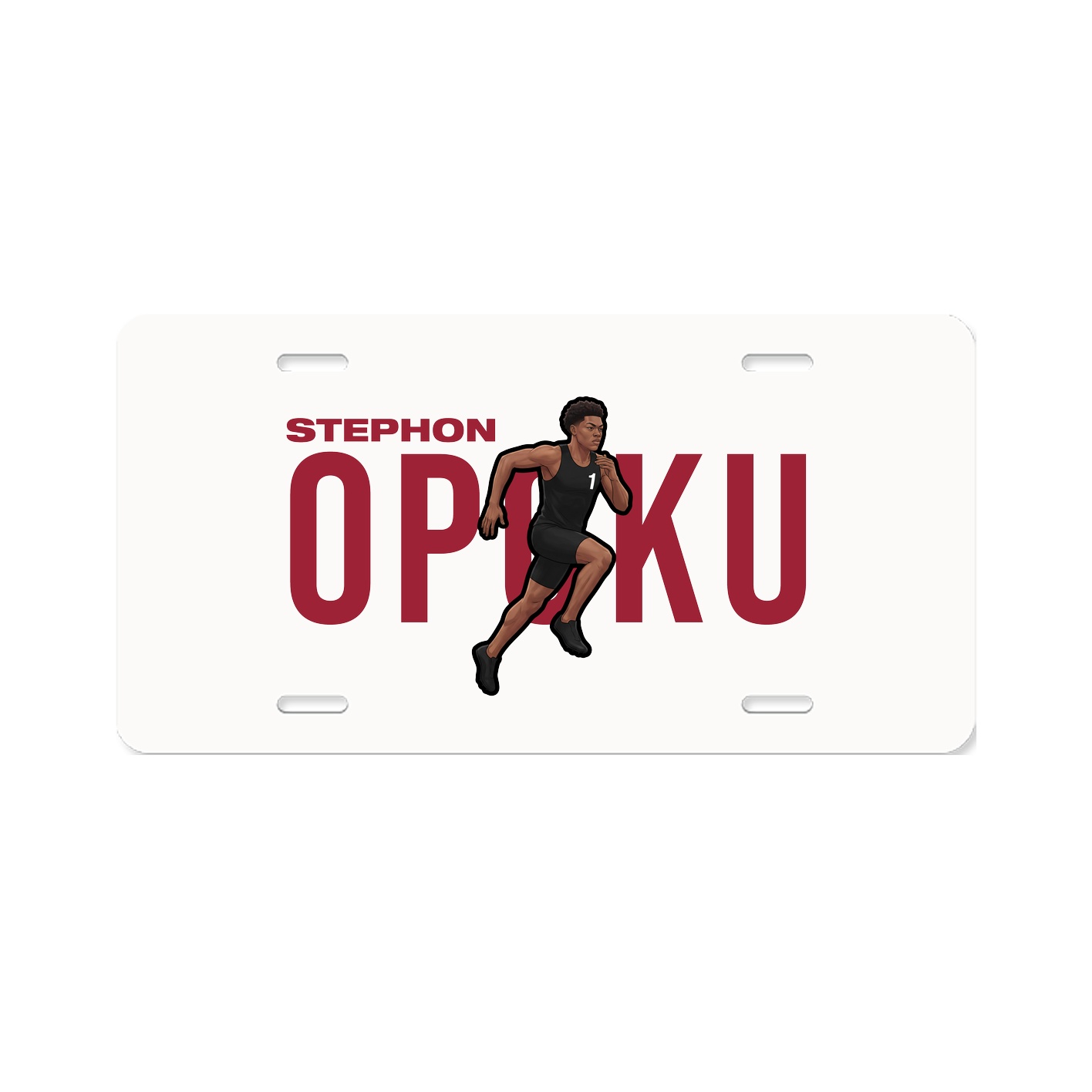 License Plate — Player Name in Classic