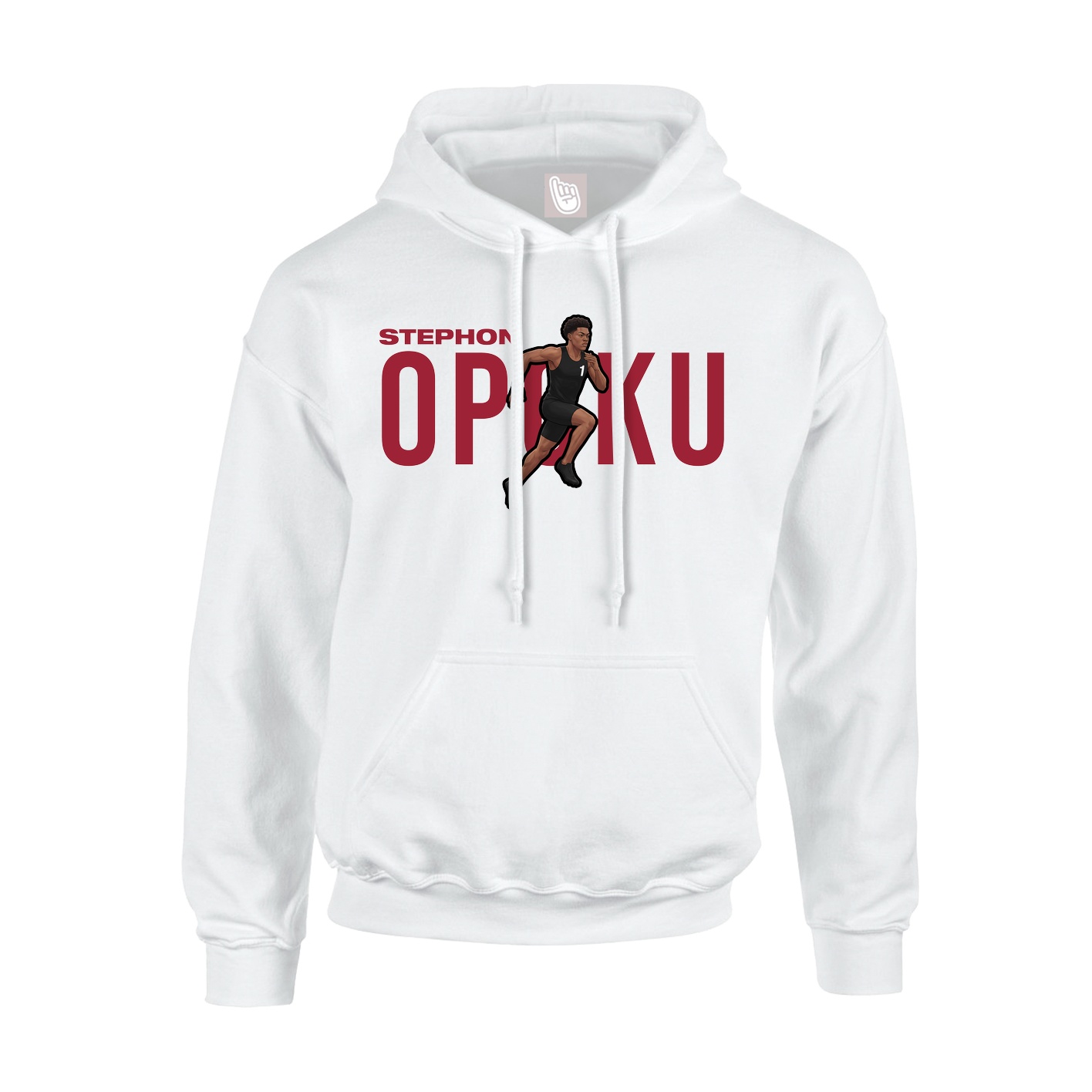 Hoodie — Player Name in White