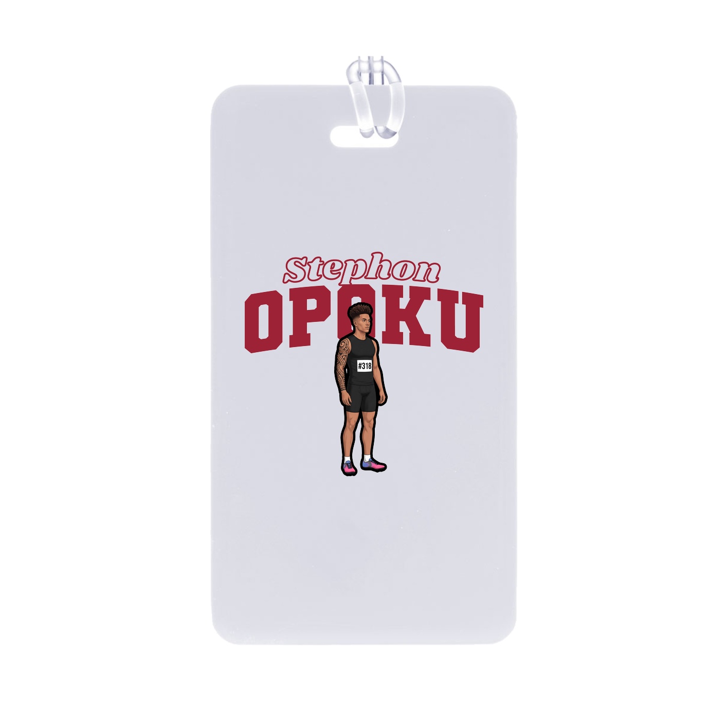 Bag Tag — Name Arch in Classic
