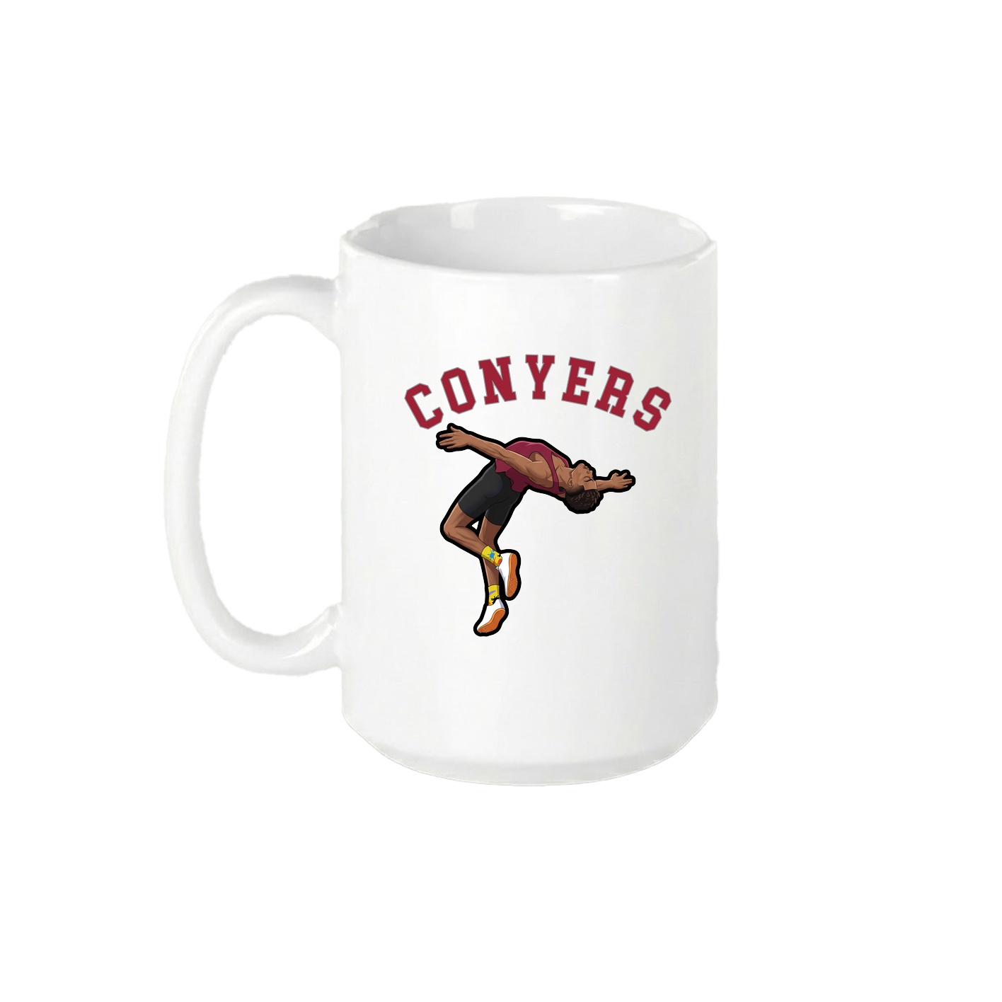 15oz Coffee Mug — Shirsey Arch in White