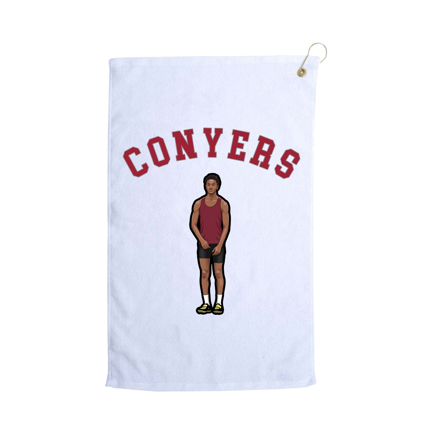 Golf Towel — Shirsey Arch in White