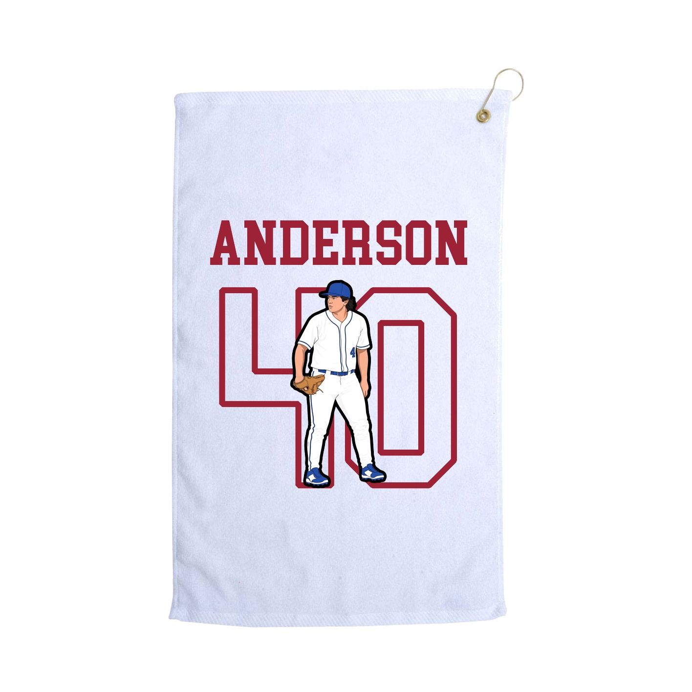 Golf Towel — Shirsey in White