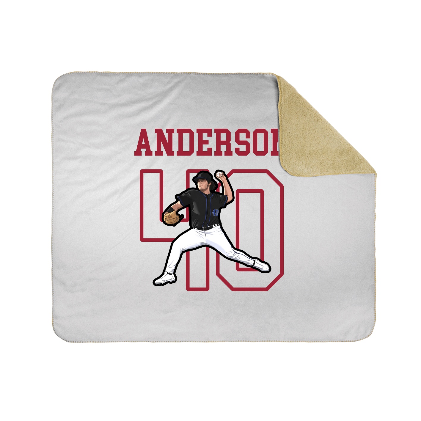 Throw Blanket — Shirsey in White