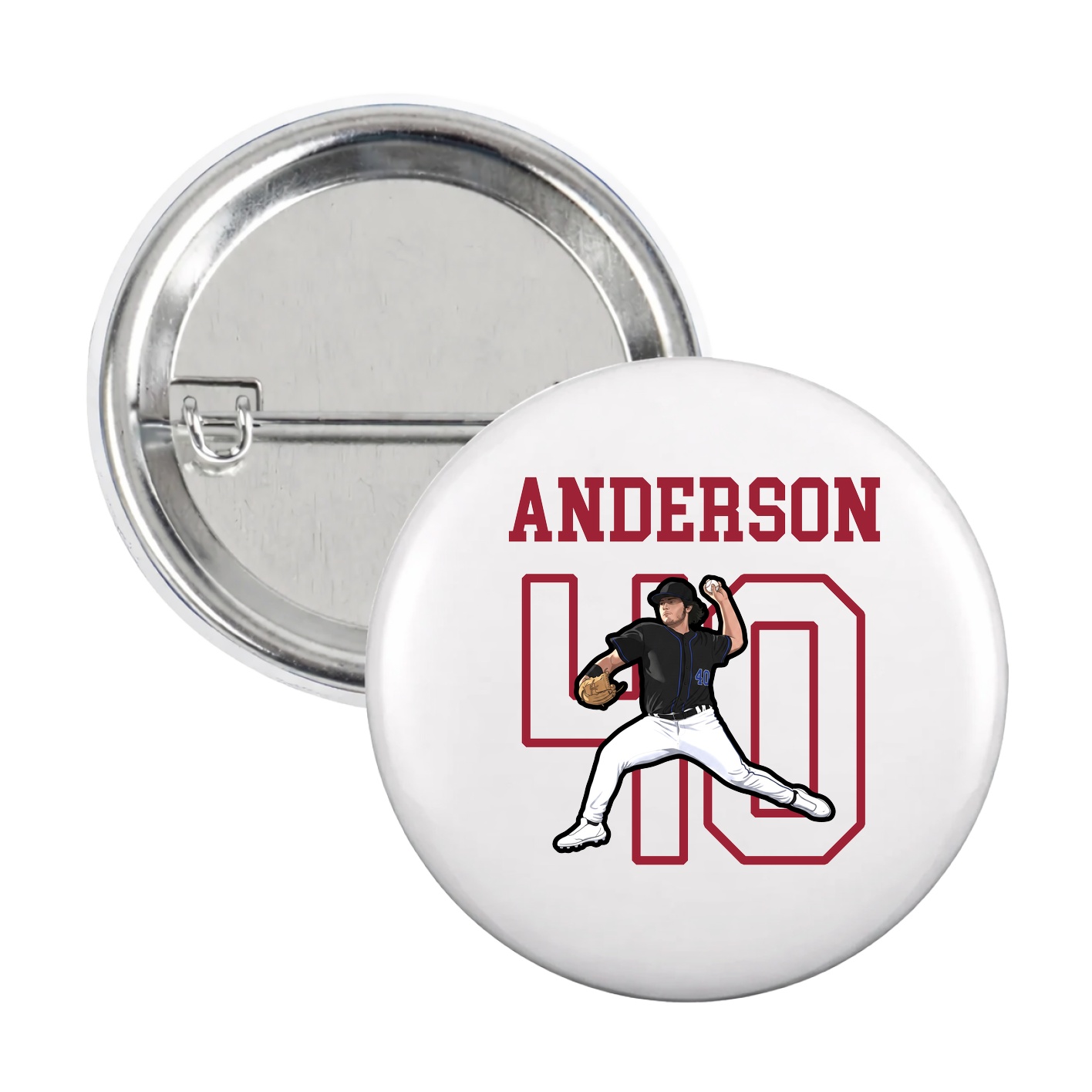 Game Day Button — Shirsey in White