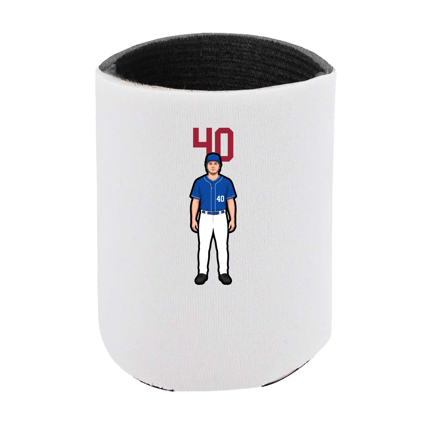 Can Holder — Number Top in White