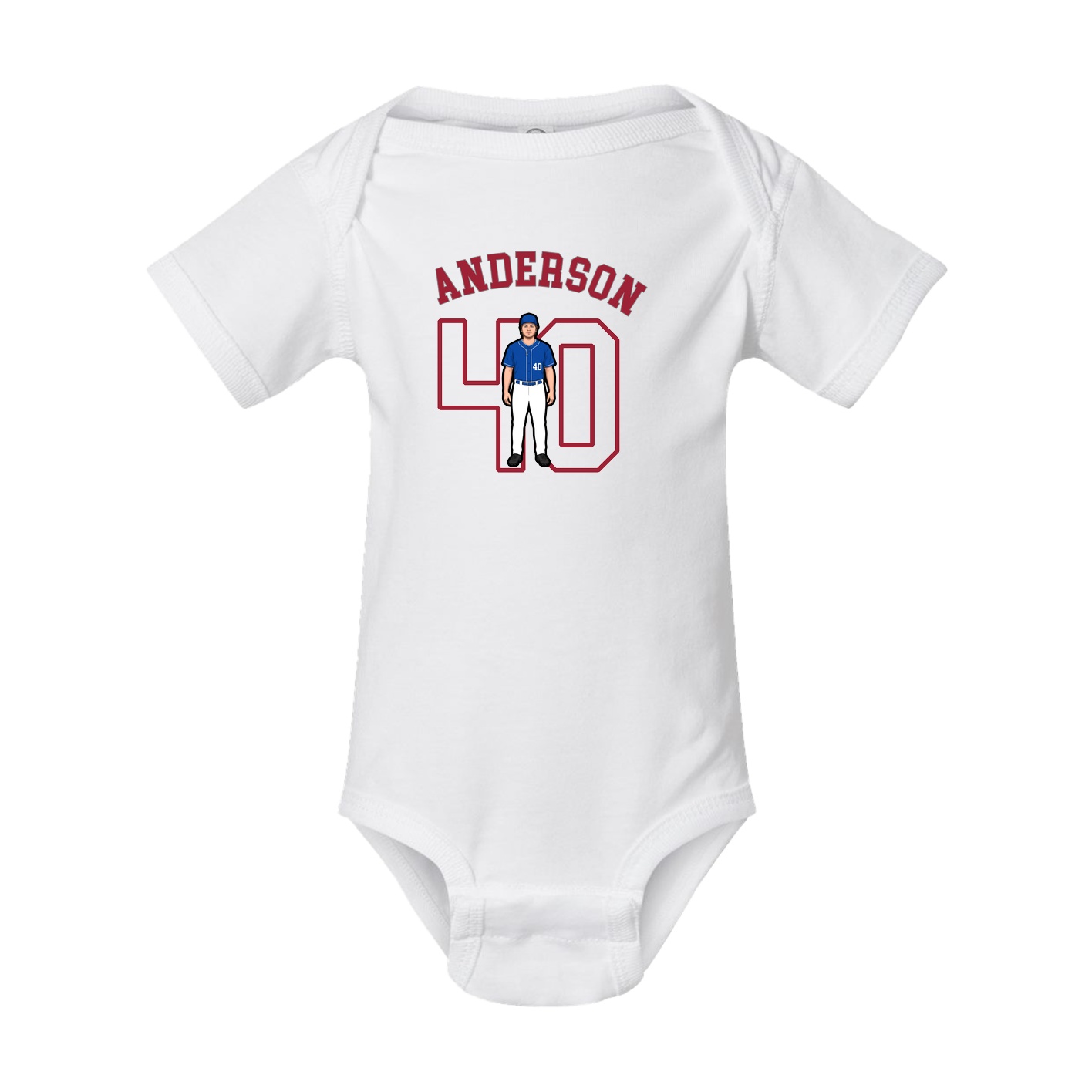 Baby Onesie — Shirsey Arch in White