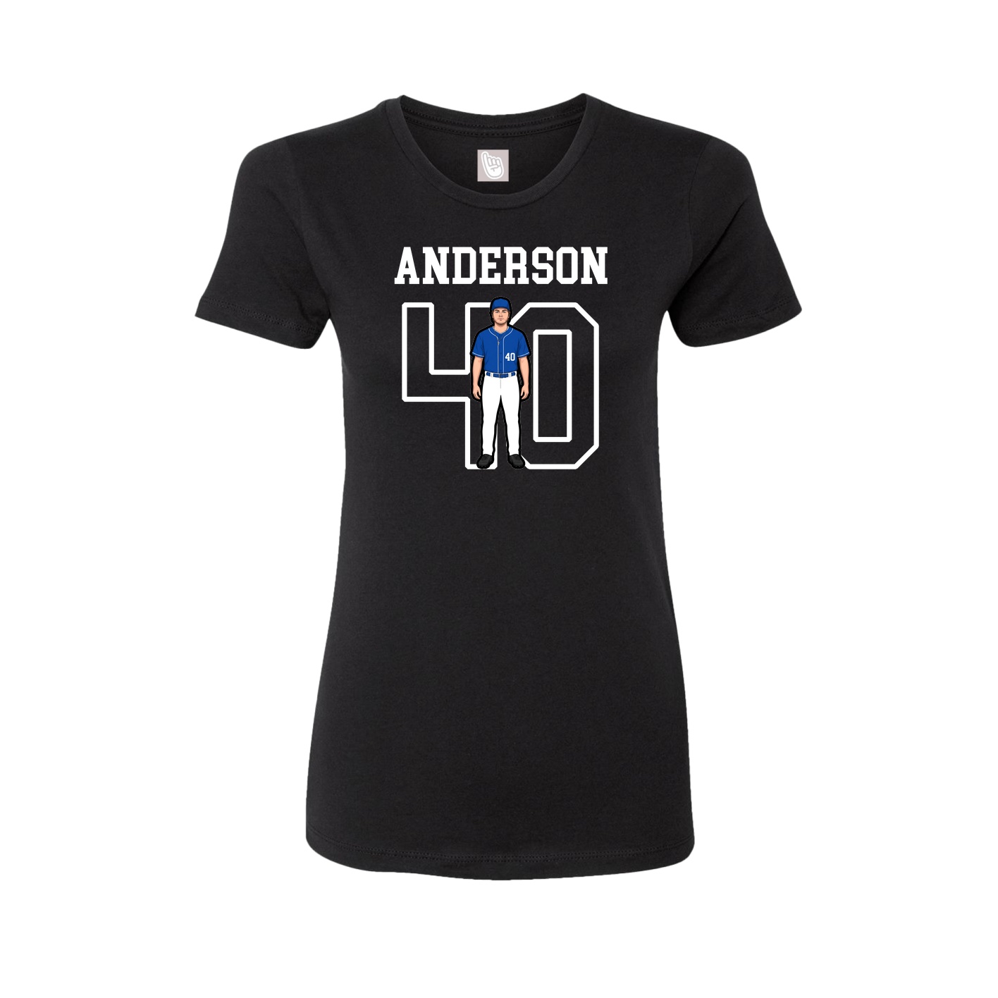 Fitted Women's Tee — Shirsey in Black