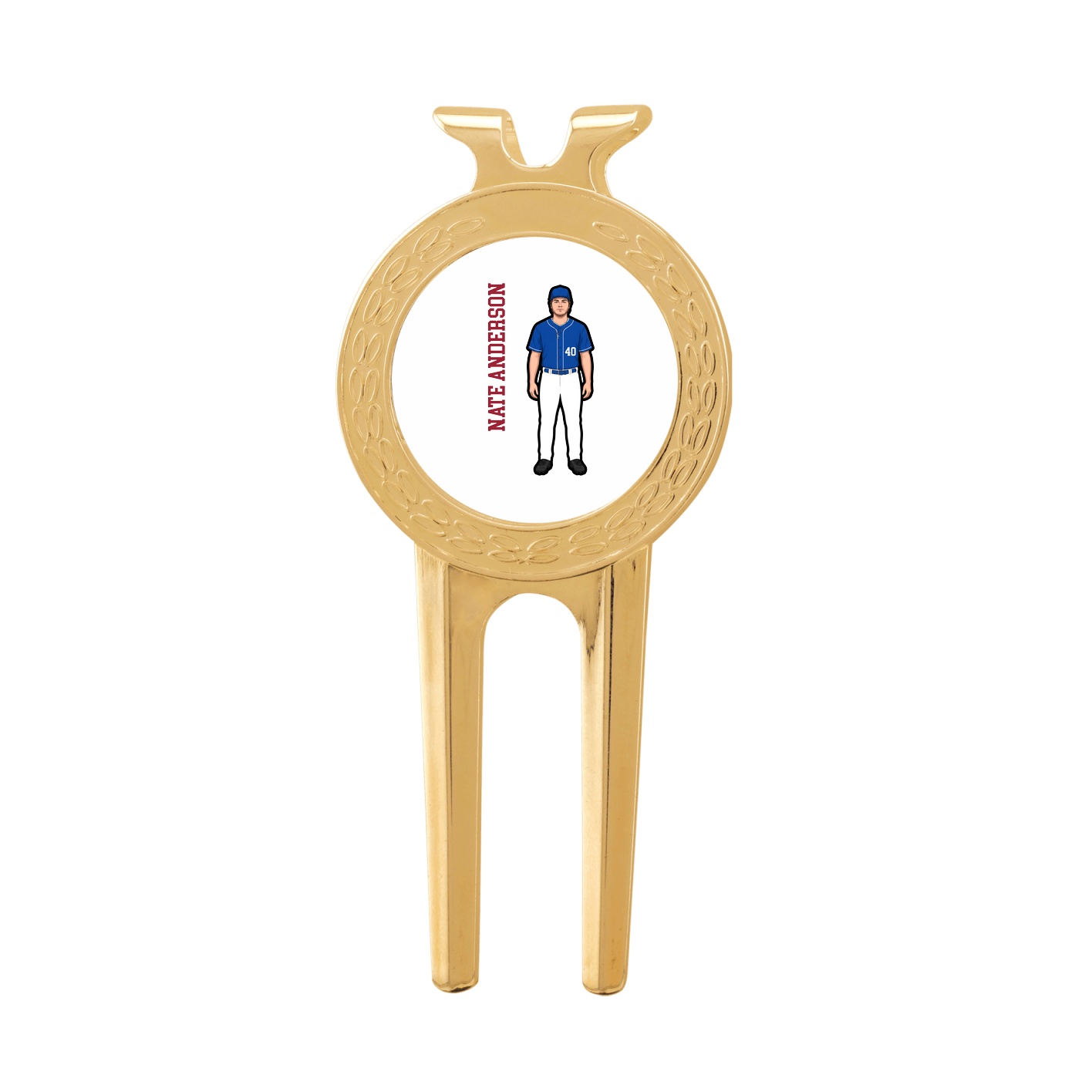 Divot Tool with Ball Marker — Name Vertical in Classic