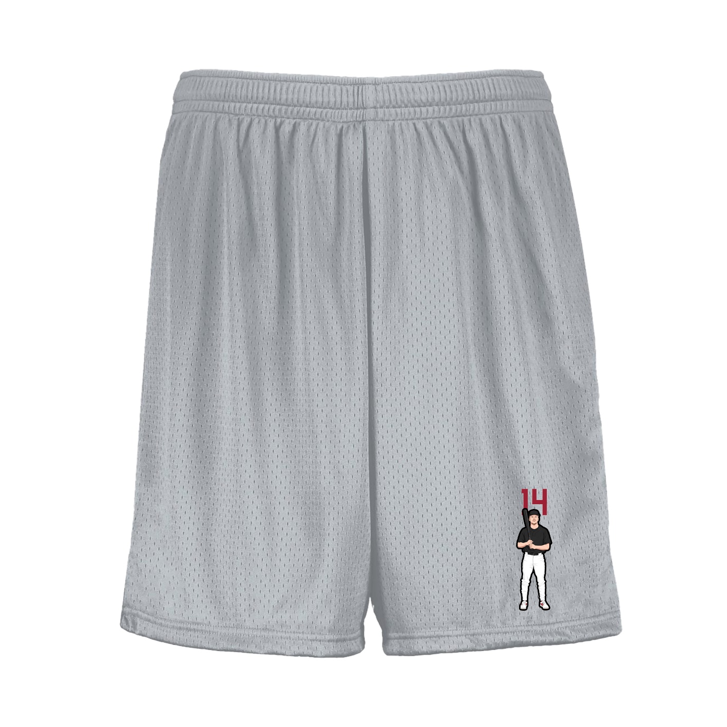 Shorts — Number Top in Silver