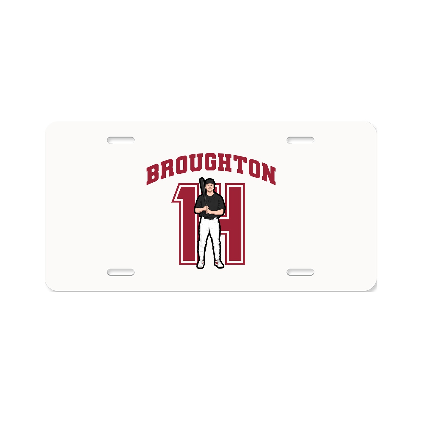 License Plate — Number in Classic