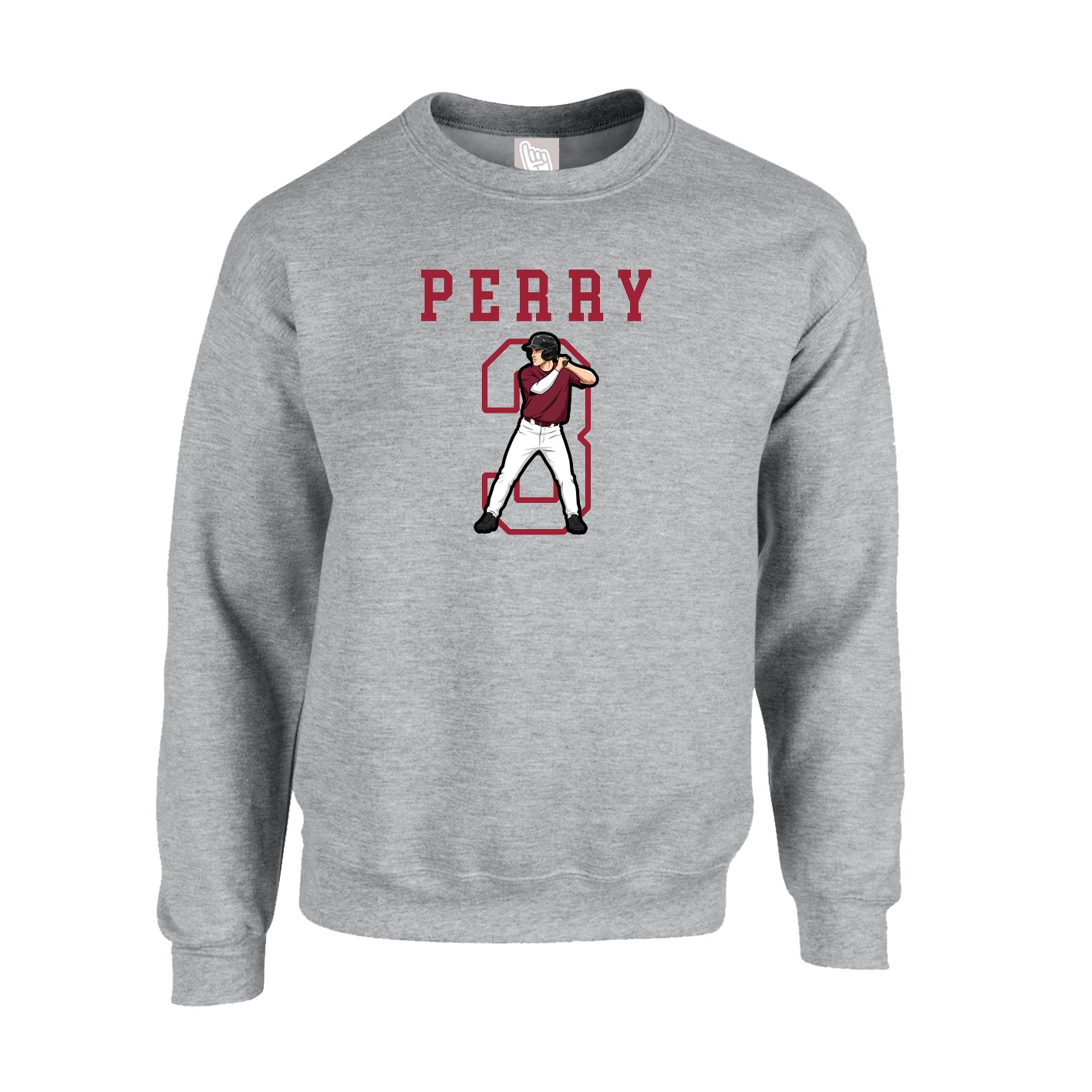 Fleece Crew — Shirsey in Grey