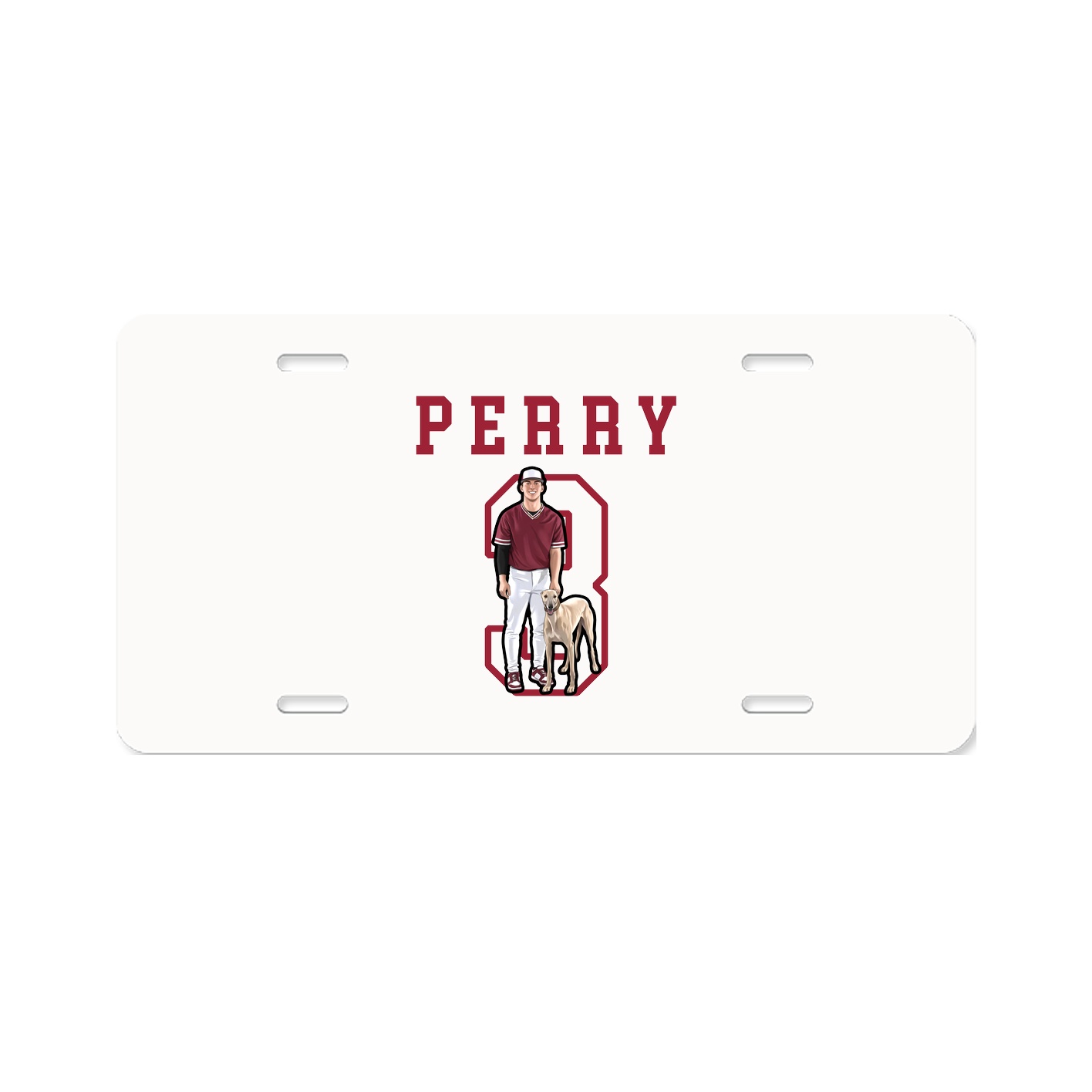 License Plate — Shirsey in Classic