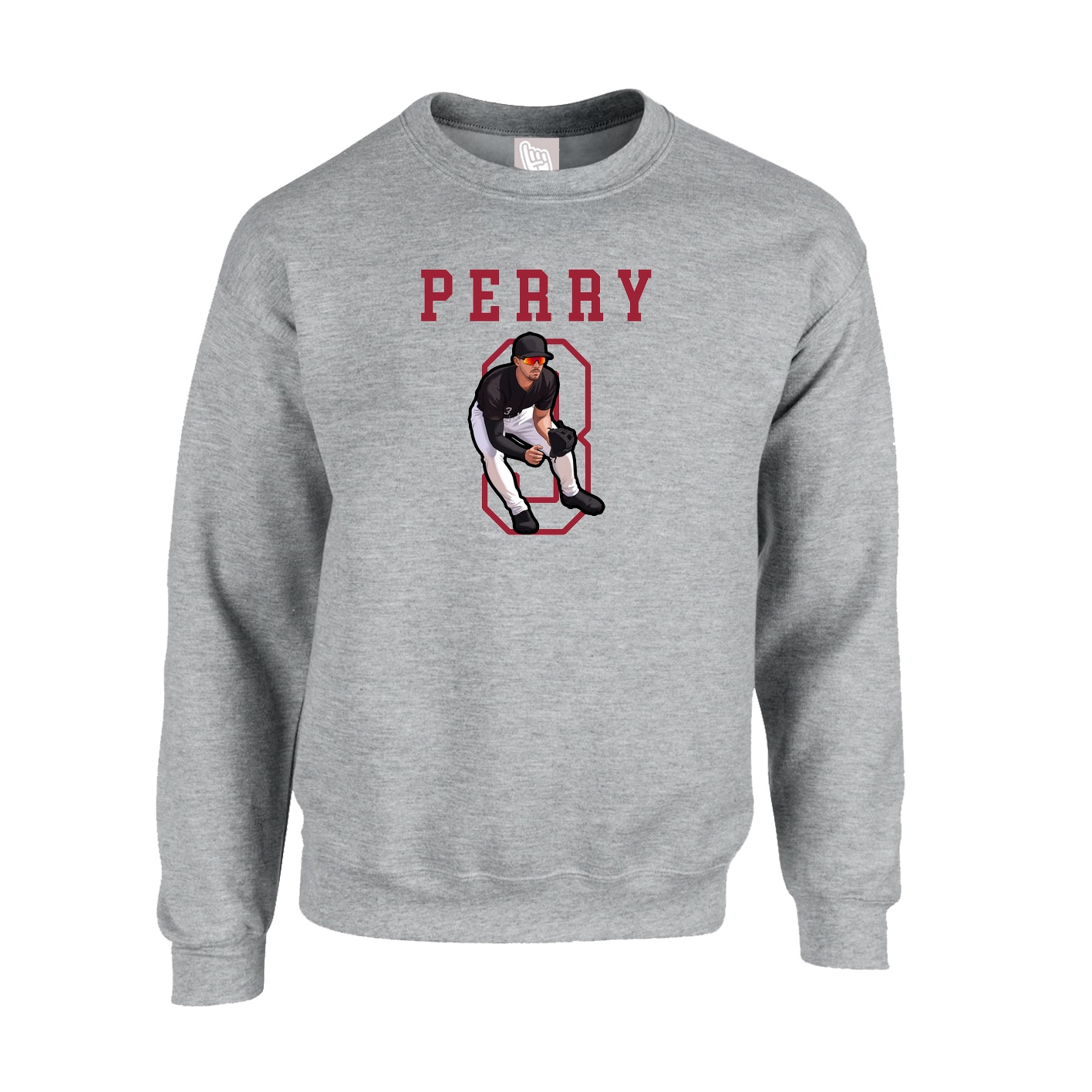 Fleece Crew — Shirsey in Grey