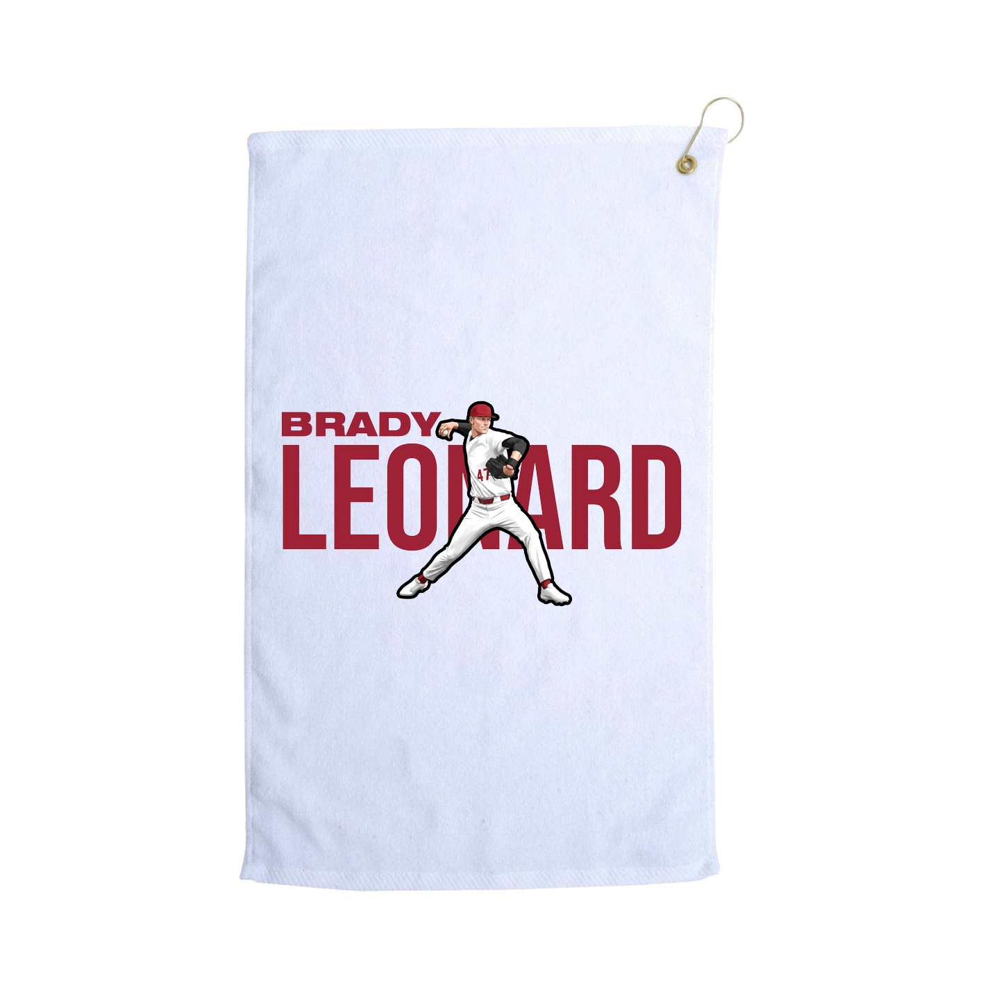 Golf Towel — Player Name in White