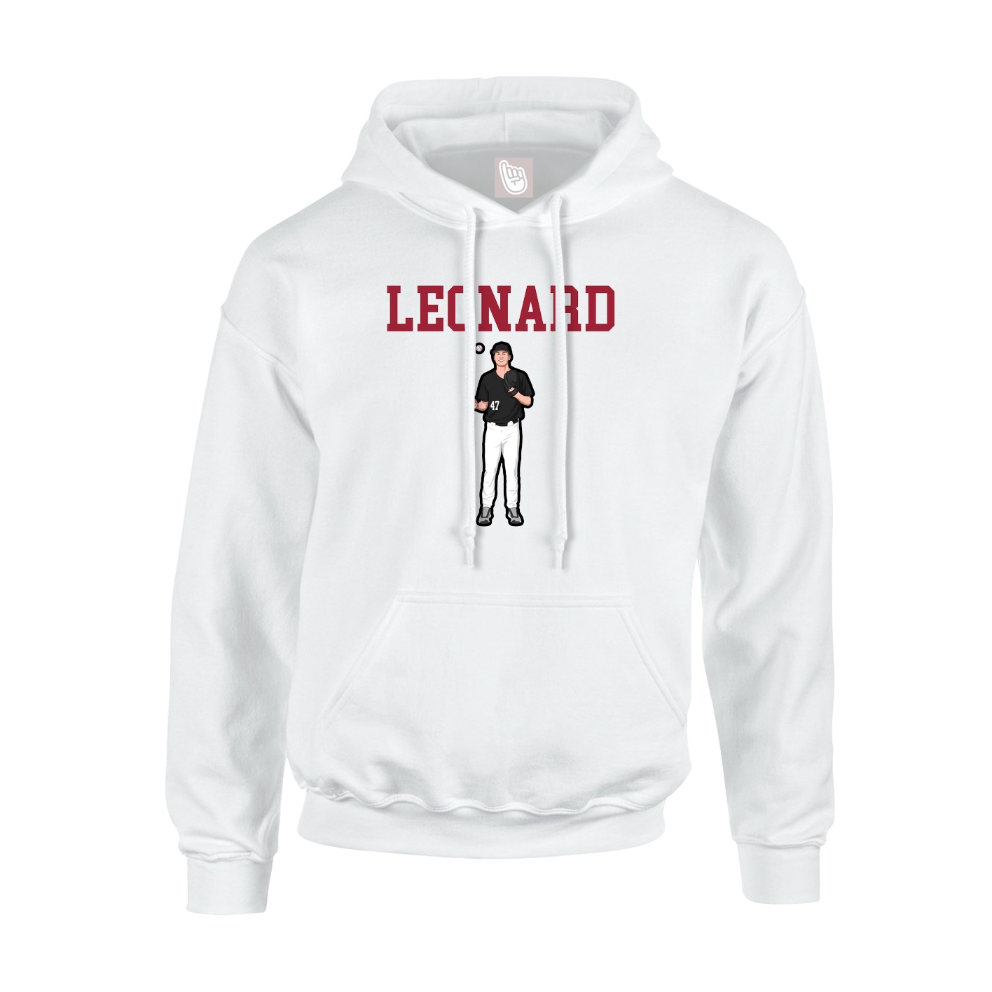 Hoodie — Shirsey in White
