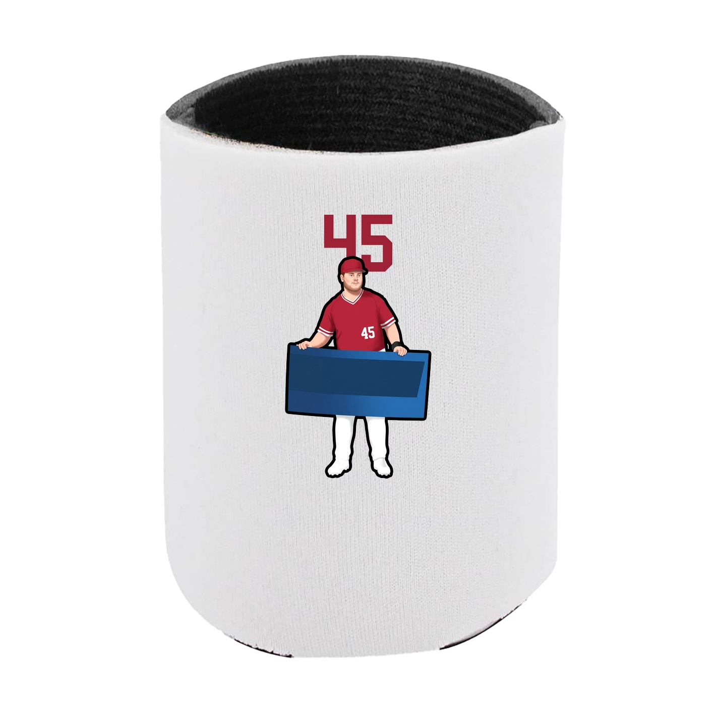 Can Holder — Number Top in White