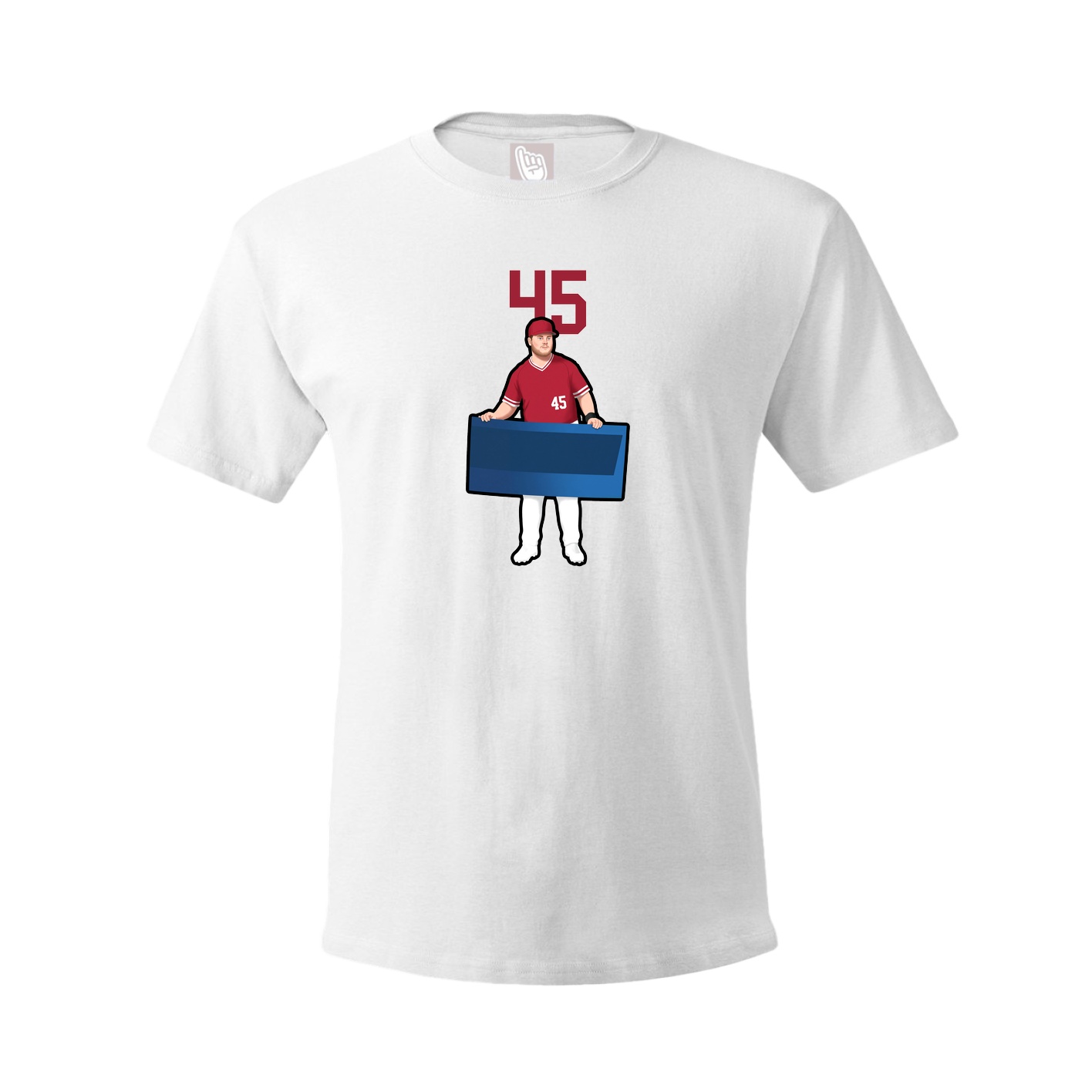 Tee — Number Top in White