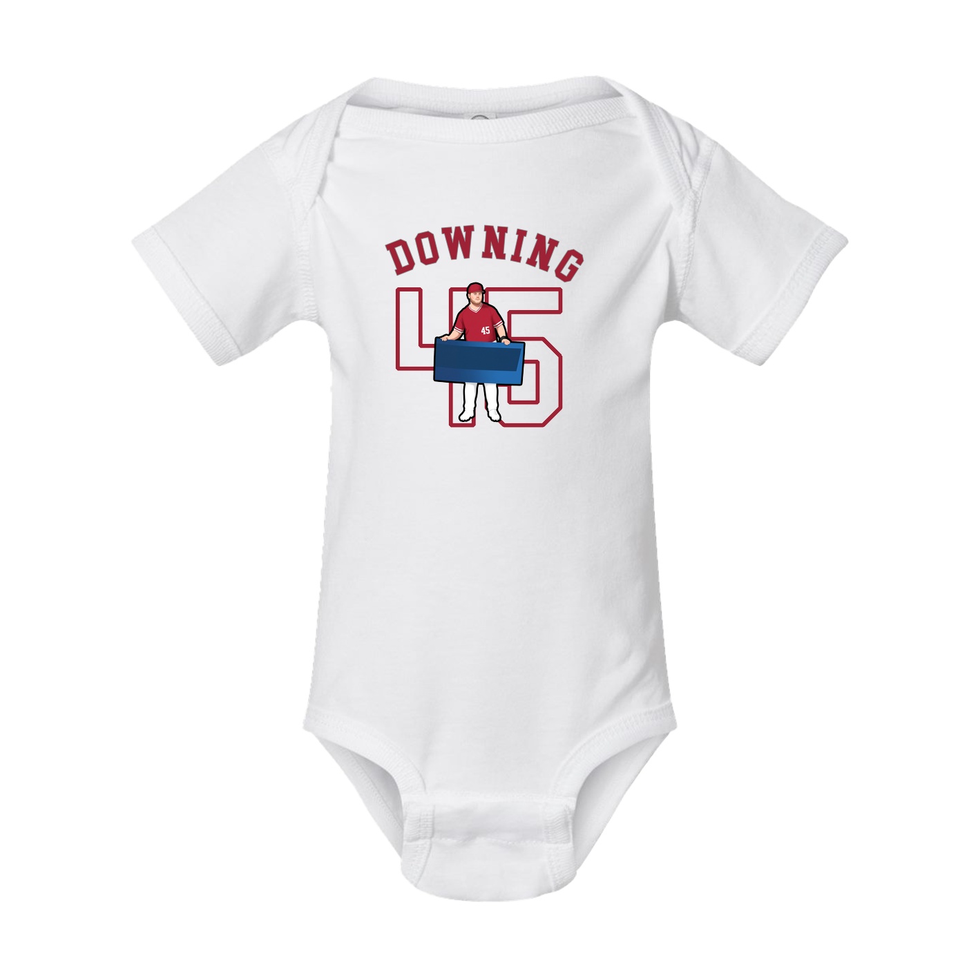 Baby Onesie — Shirsey Arch in White