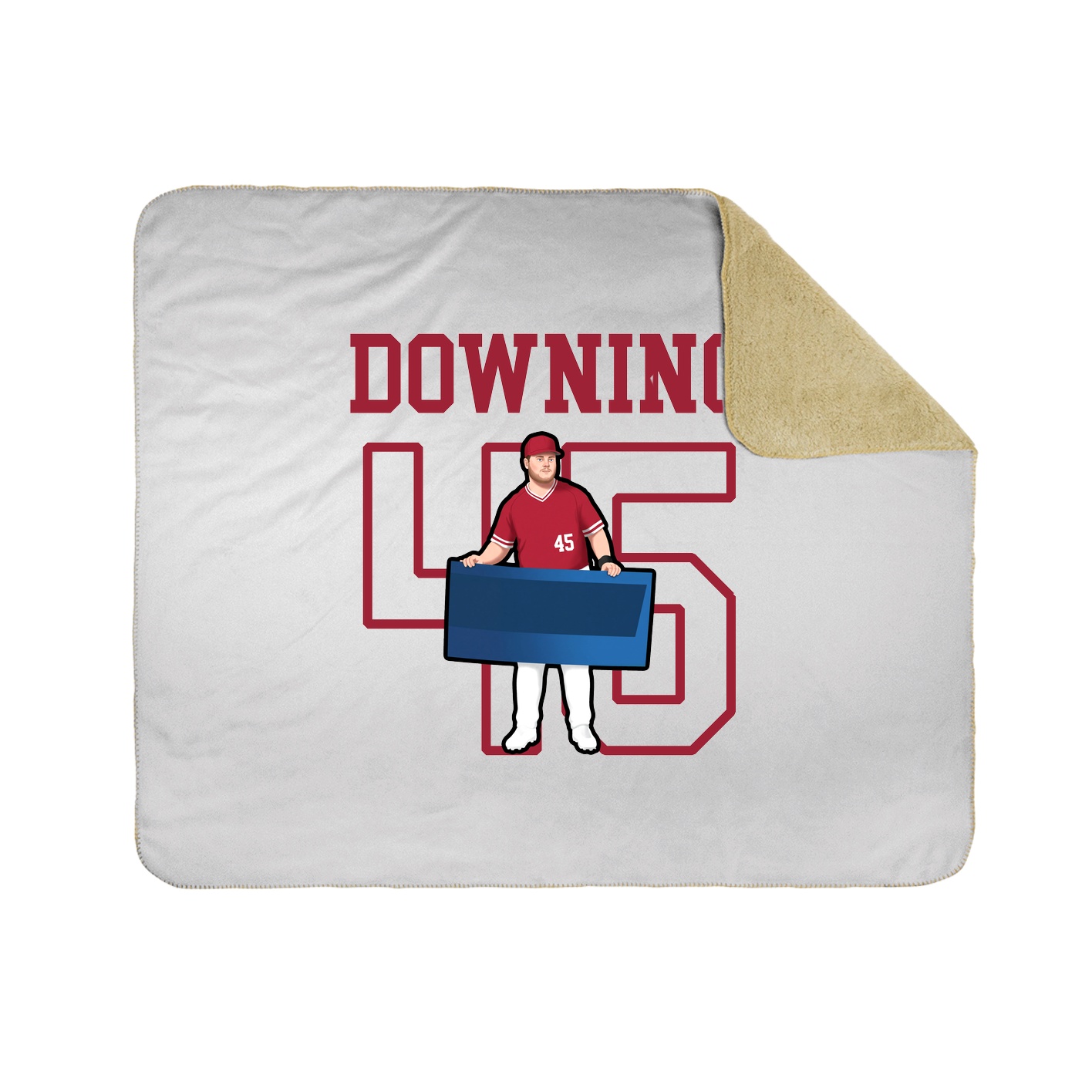 Throw Blanket — Shirsey in White
