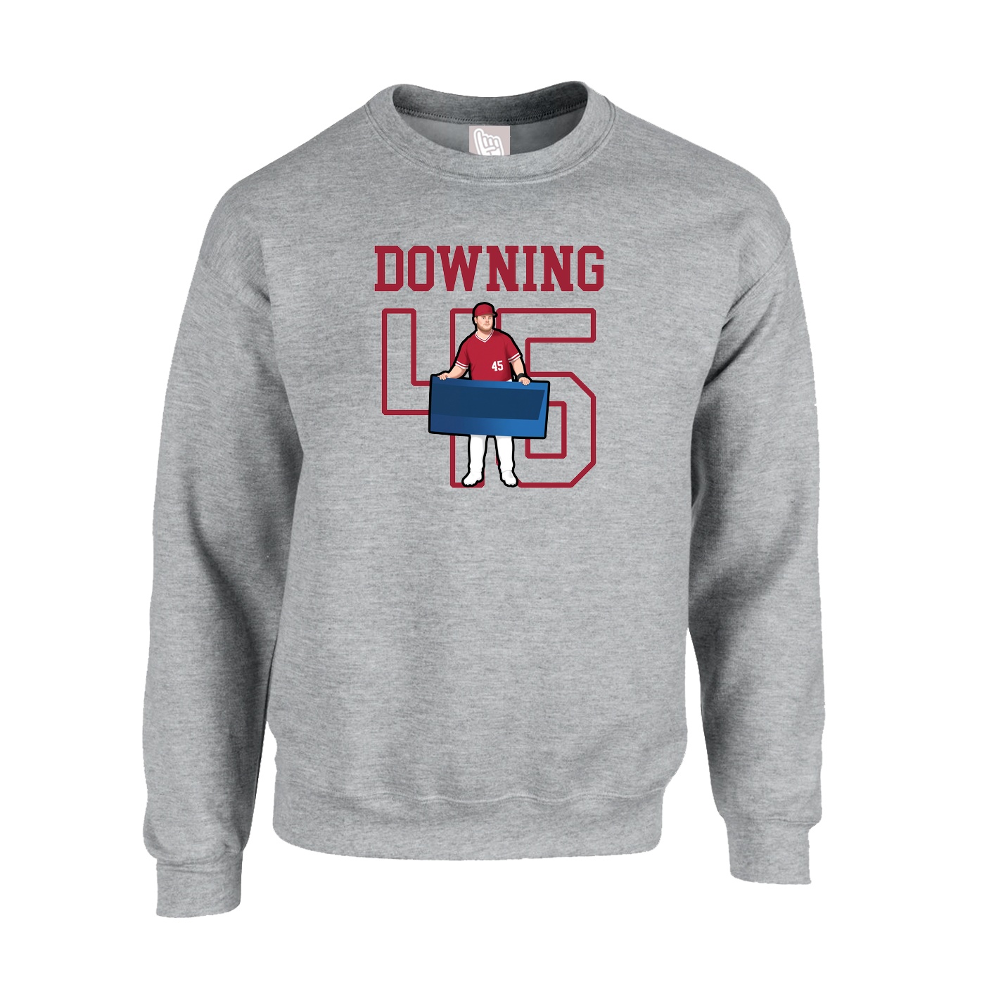 Fleece Crew — Shirsey in Grey