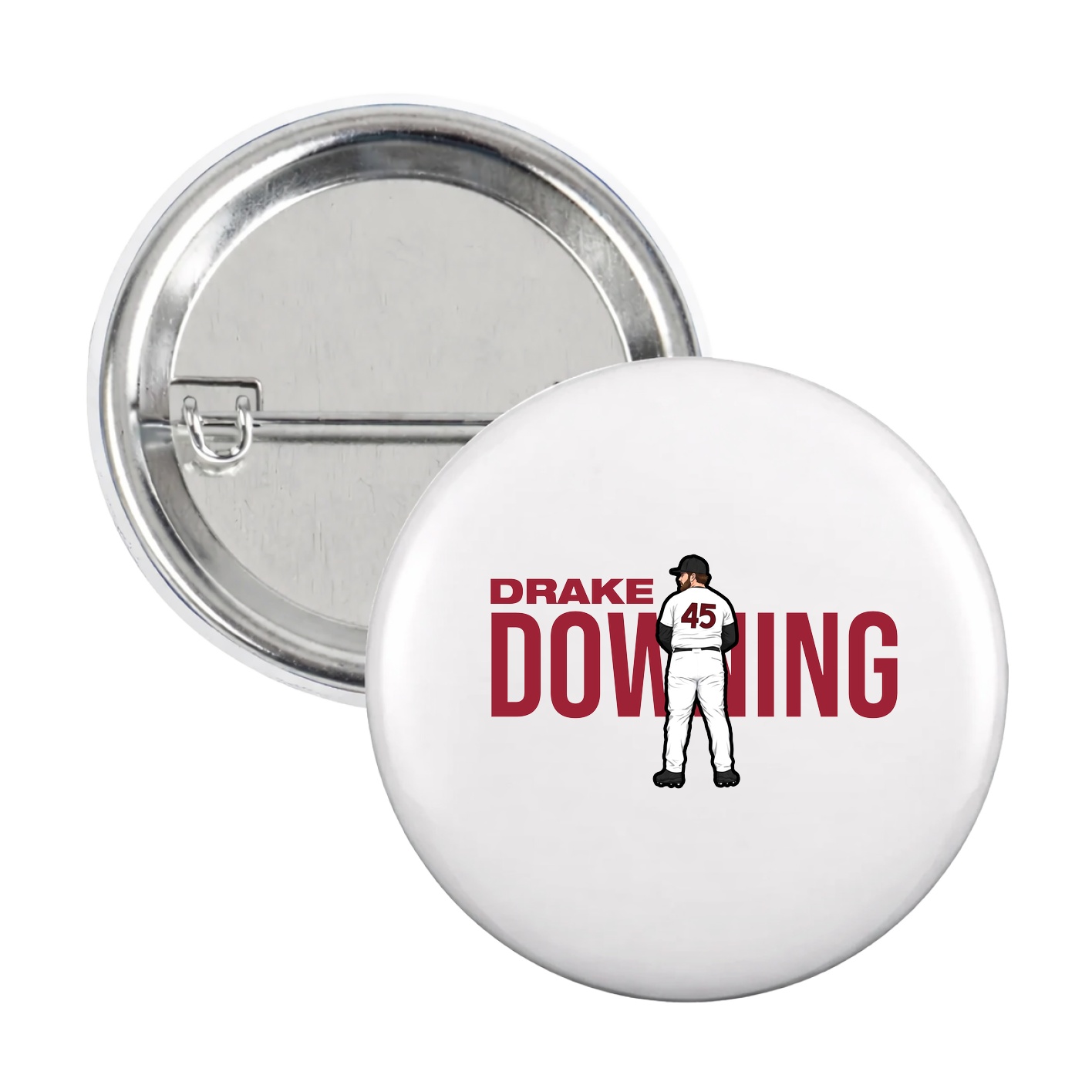 Game Day Button — Player Name in White