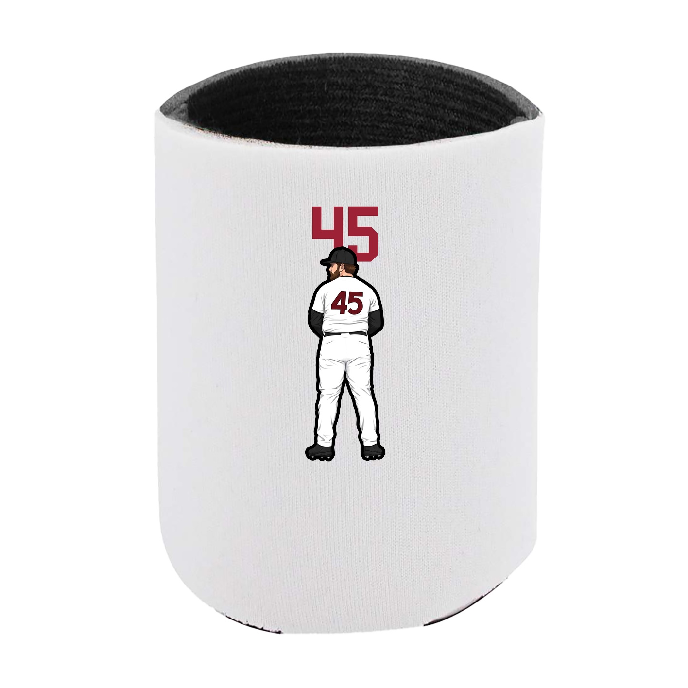 Can Holder — Number Top in White